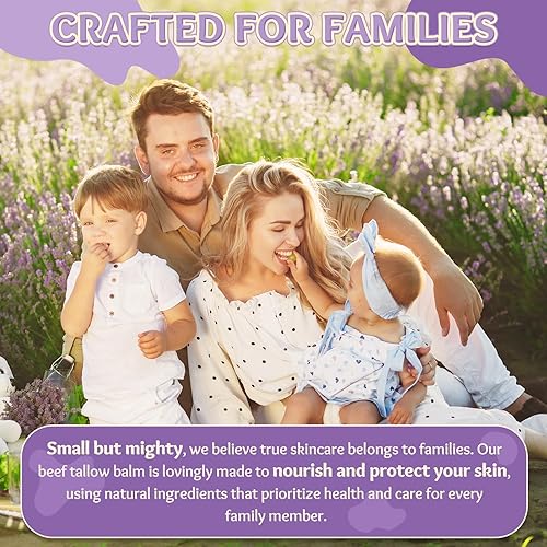 Miniatura 7 de Sargo de ternera para la piel, sargo y bálsamo de miel, 100% sarga de res natural para la cara, sargo de res orgánico alimentado con pasto y bálsamo