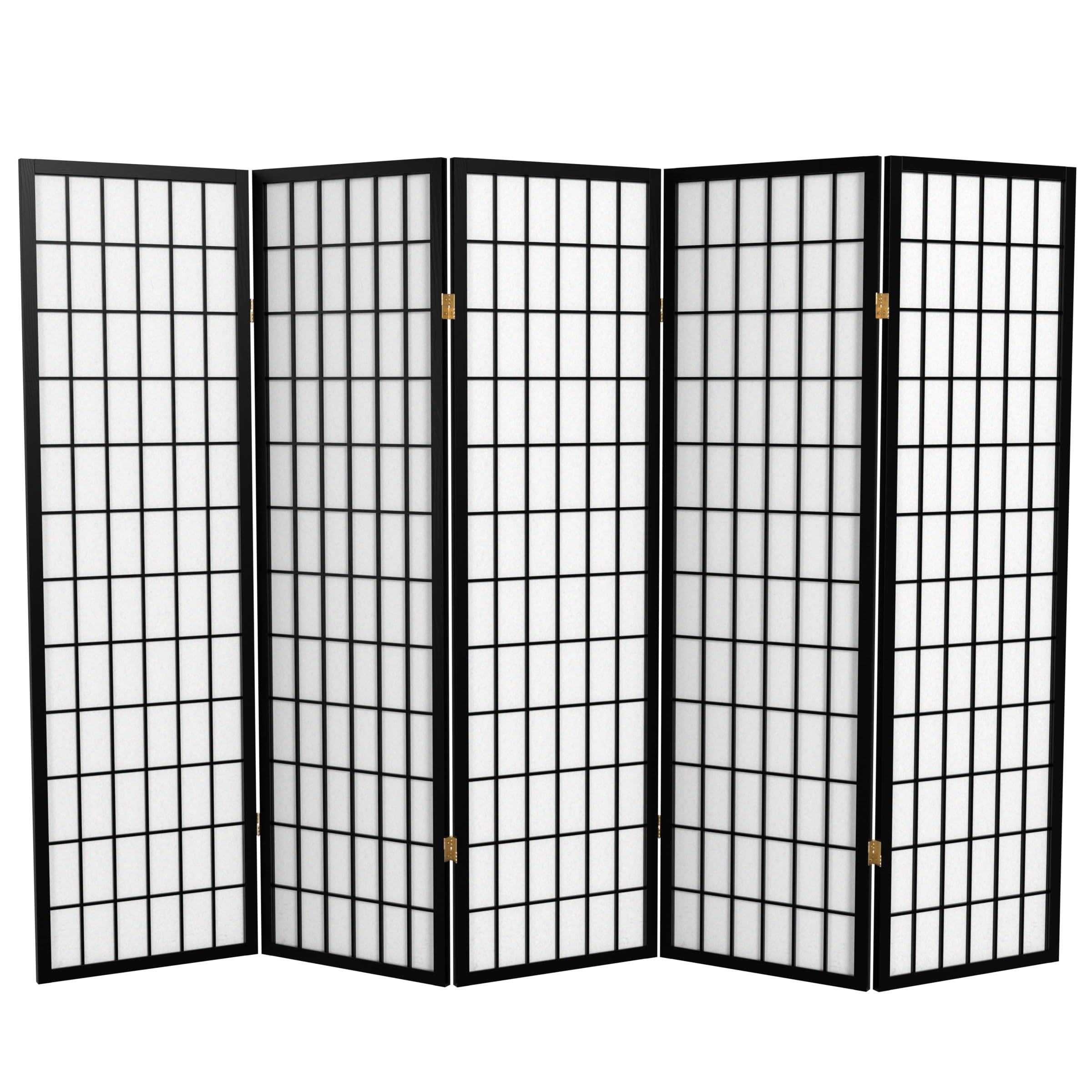 Pane Screen Snapklik.com : Red Lantern 5 Ft. Tall Window Pane Shoji Screen