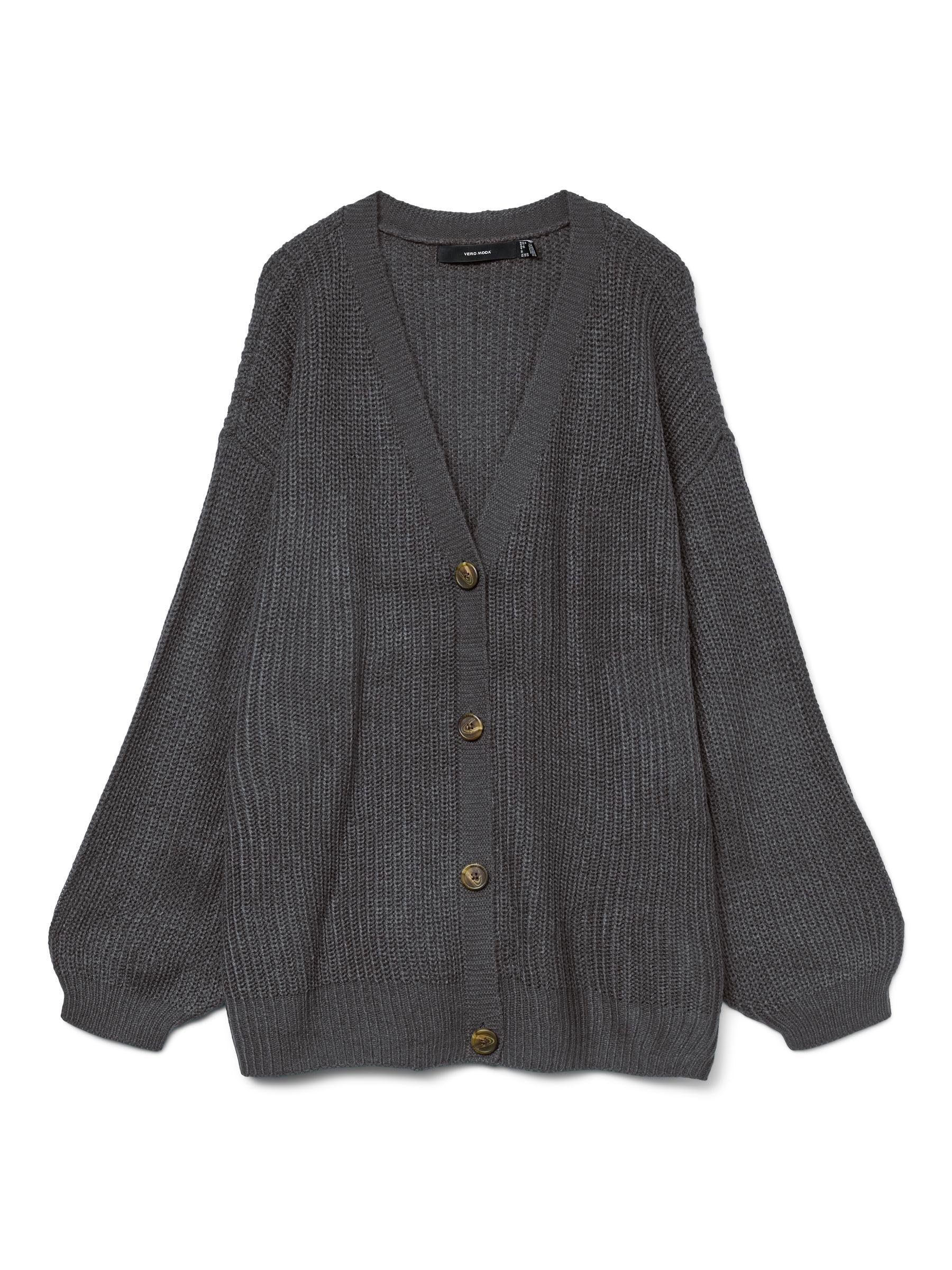 VERO Moda Damen Vmclea Ls V-Neck Cuff Cardigan Cur Vmclea Ls V-Neck Cuff Cardigan Cur (1er Pack)