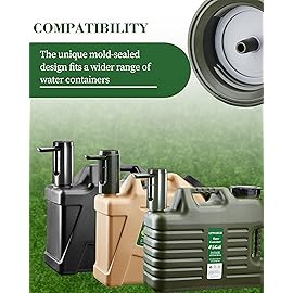 UPWOIGH 5 Gallon Water Jug, Camping Water Container, Truly No Leakage Water Storage with Spigot, Large Military Green Water Tank,BPA Free Portable Overlanding Gear for Outdoors,Hiking