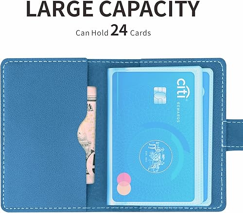 Miniatura 3 de 2 tarjeteros para tarjetas de crédito y tarjetero de visita, tarjetero Sd cada uno tiene 26 organizadores de tarjetas, nuevo libro para tarjetas de