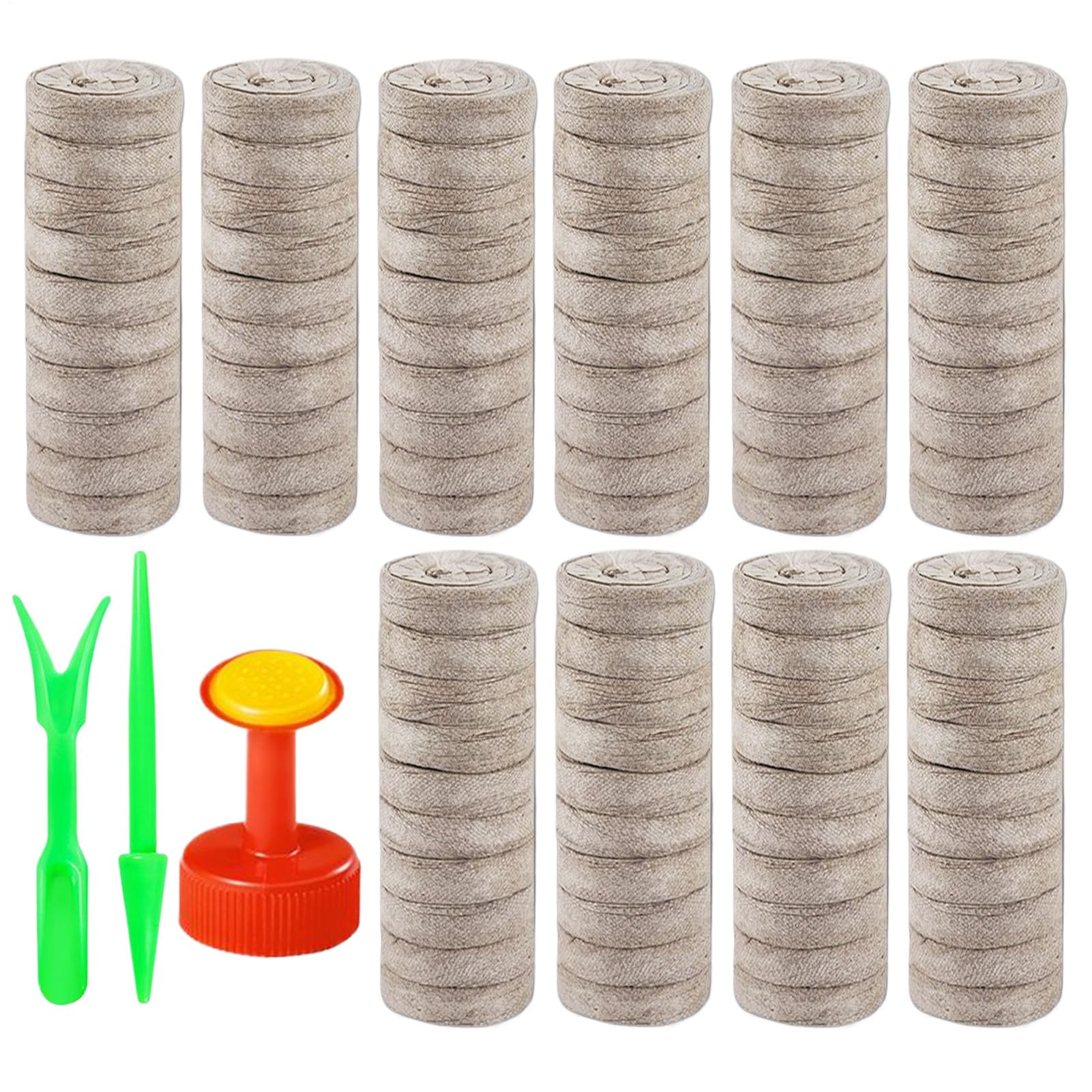 Pastillas de turba para evitar el marchitamiento al trasplantar plántulas y brotes