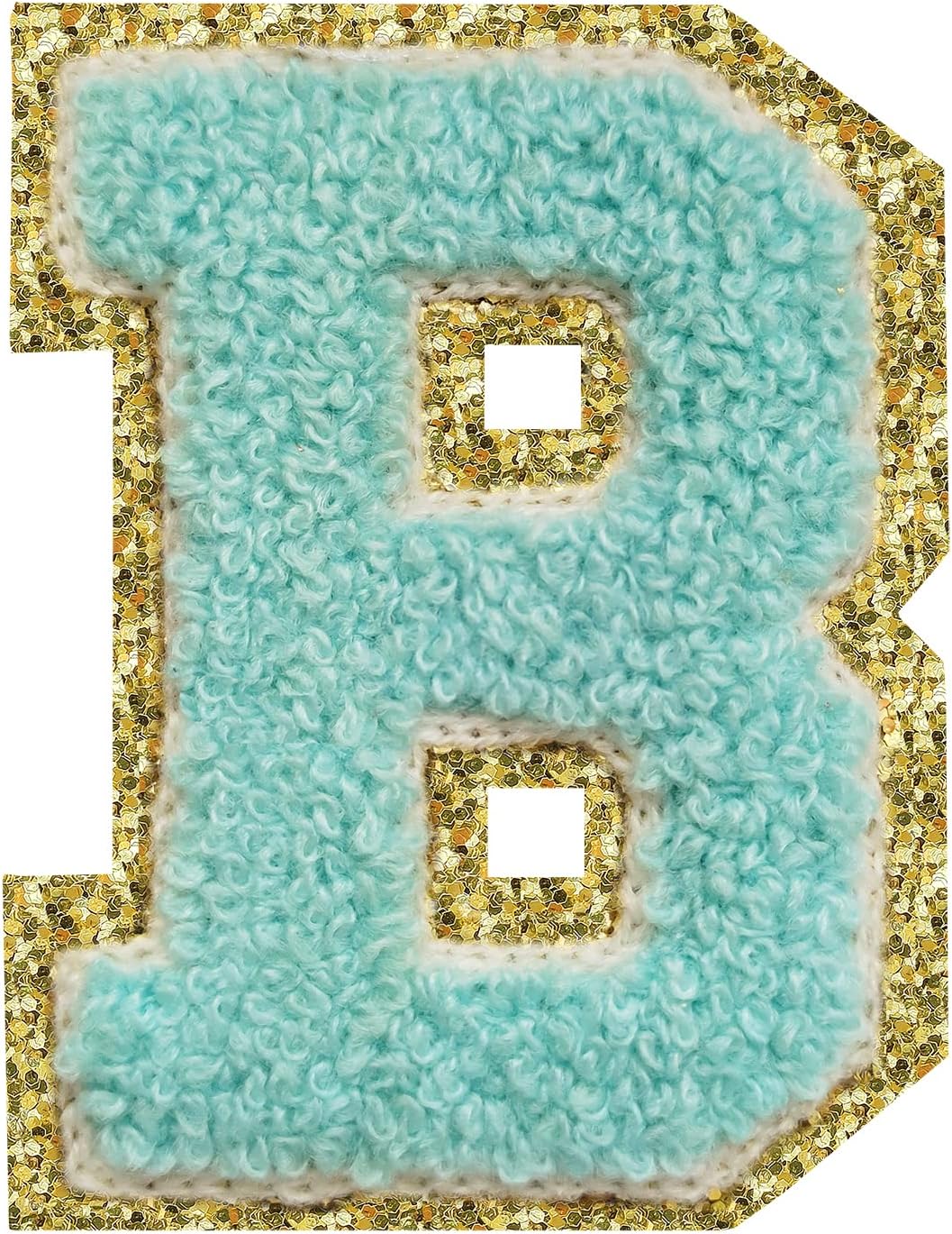 Amazon.com: Letter Patches Varsity Glitters Chenille,3 PCS SPRT Iron on ...