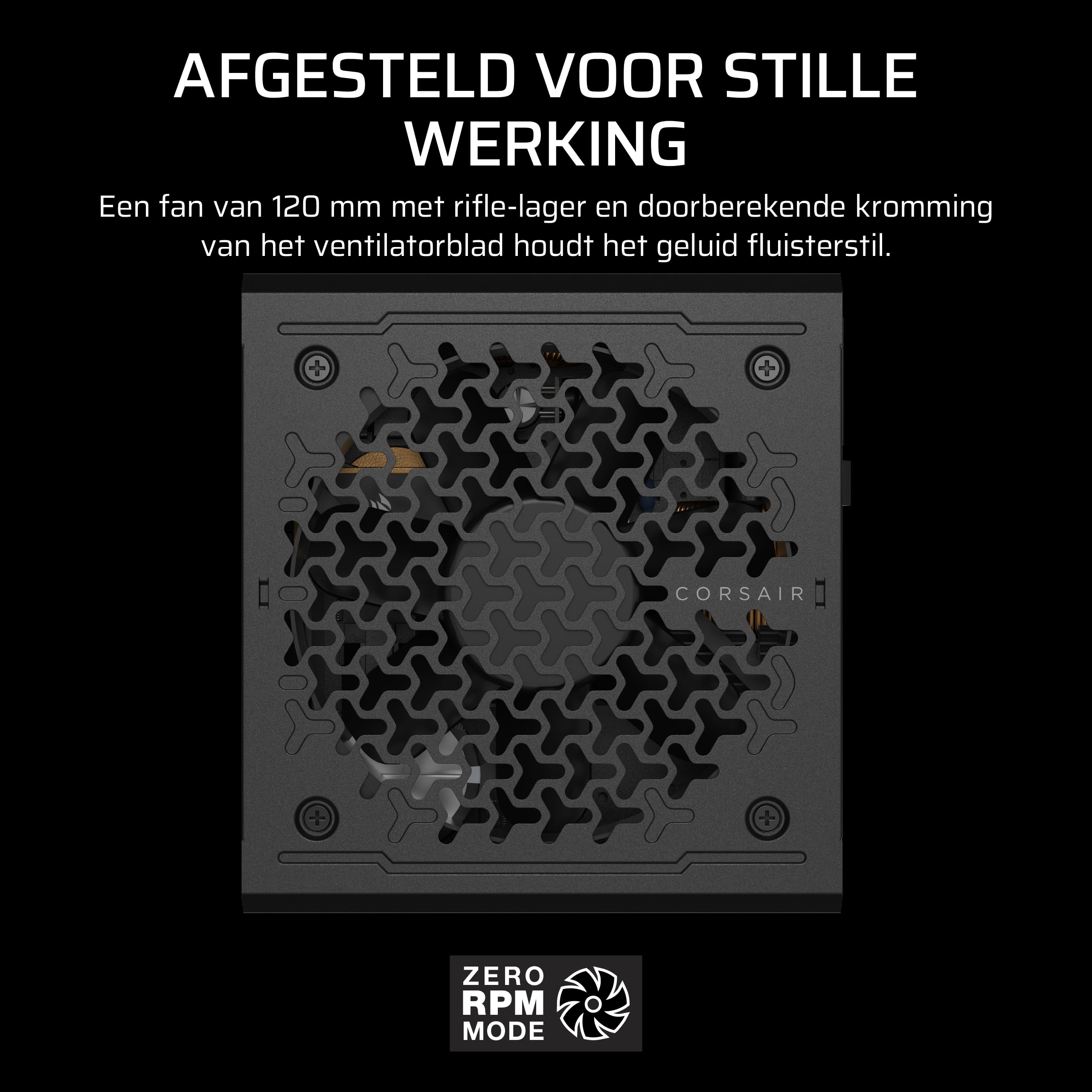 CORSAIR RM750e (2025) Volledig Modulaire ATX Voeding met Lage Ruis en 12V-2x6 Kabel - ATX 3.1 & PCIe 5.1, Cybenetics Gold Efficiëntie, 105°C Condensatoren, Moderne Stand-by Modus – Wit