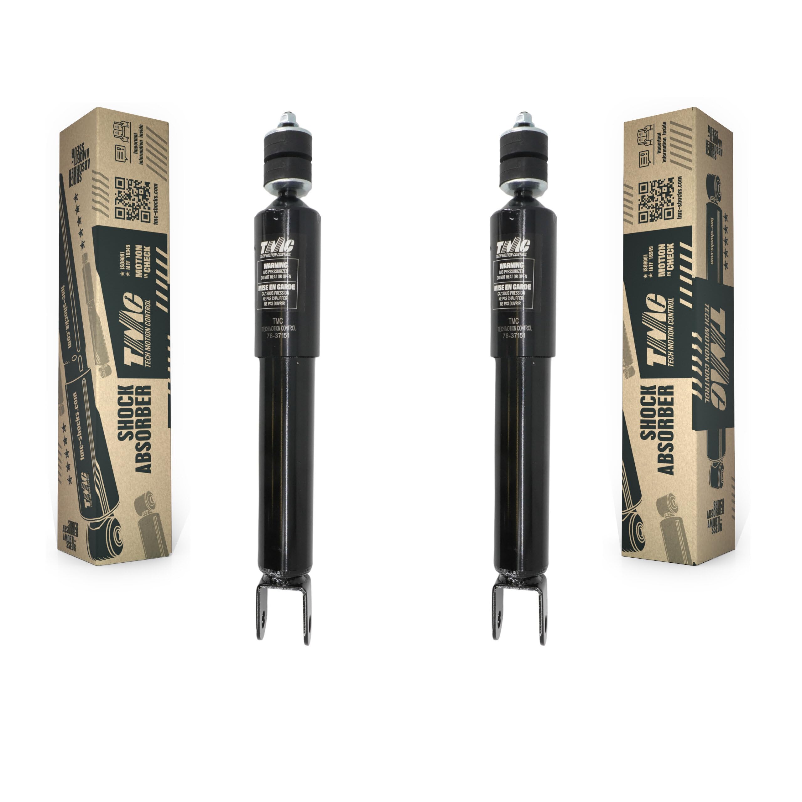 TMC Rear Suspension Shock Absorbers Pair Replacement For Honda Civic - Left Right Side (Driver Passenger) K78-100412 — view 110