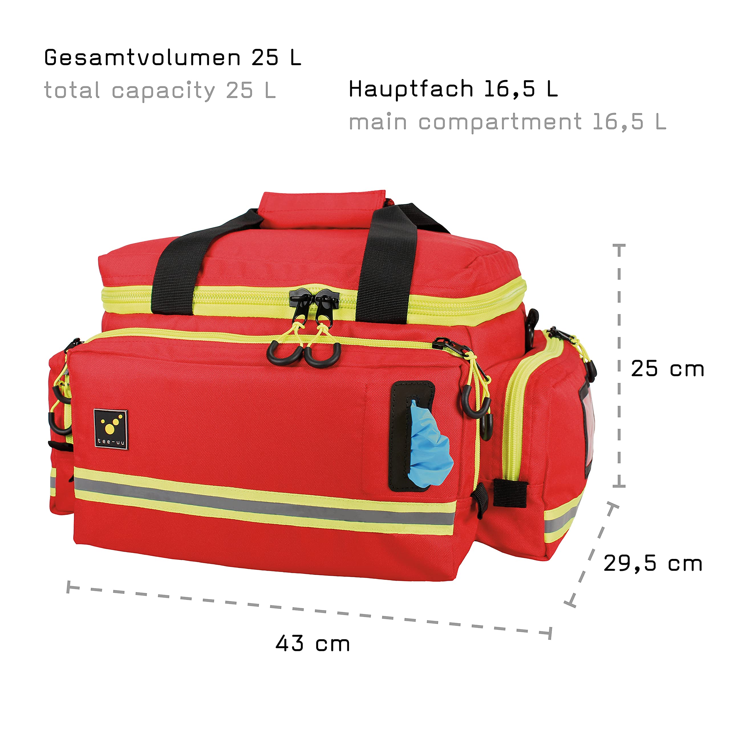 tee-uu MUC-M Notfalltasche + Praxis Mixed Modultaschen (Set)