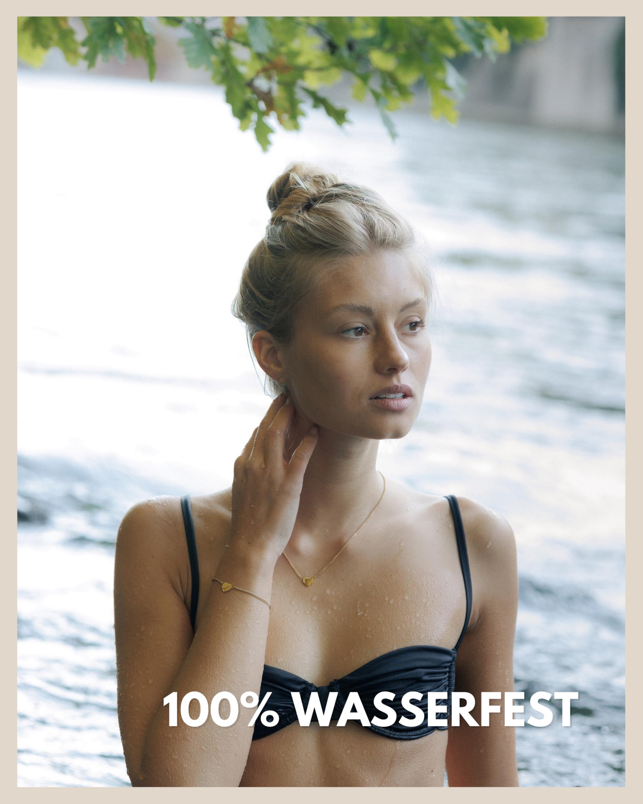 GD GOOD.designs Schmucksets für Damen - Geschenkset inkl. Herz Armband, Halskette mit Herzanhänger, Ohrstecker in Herzform | Gold, Silber oder Rosegold