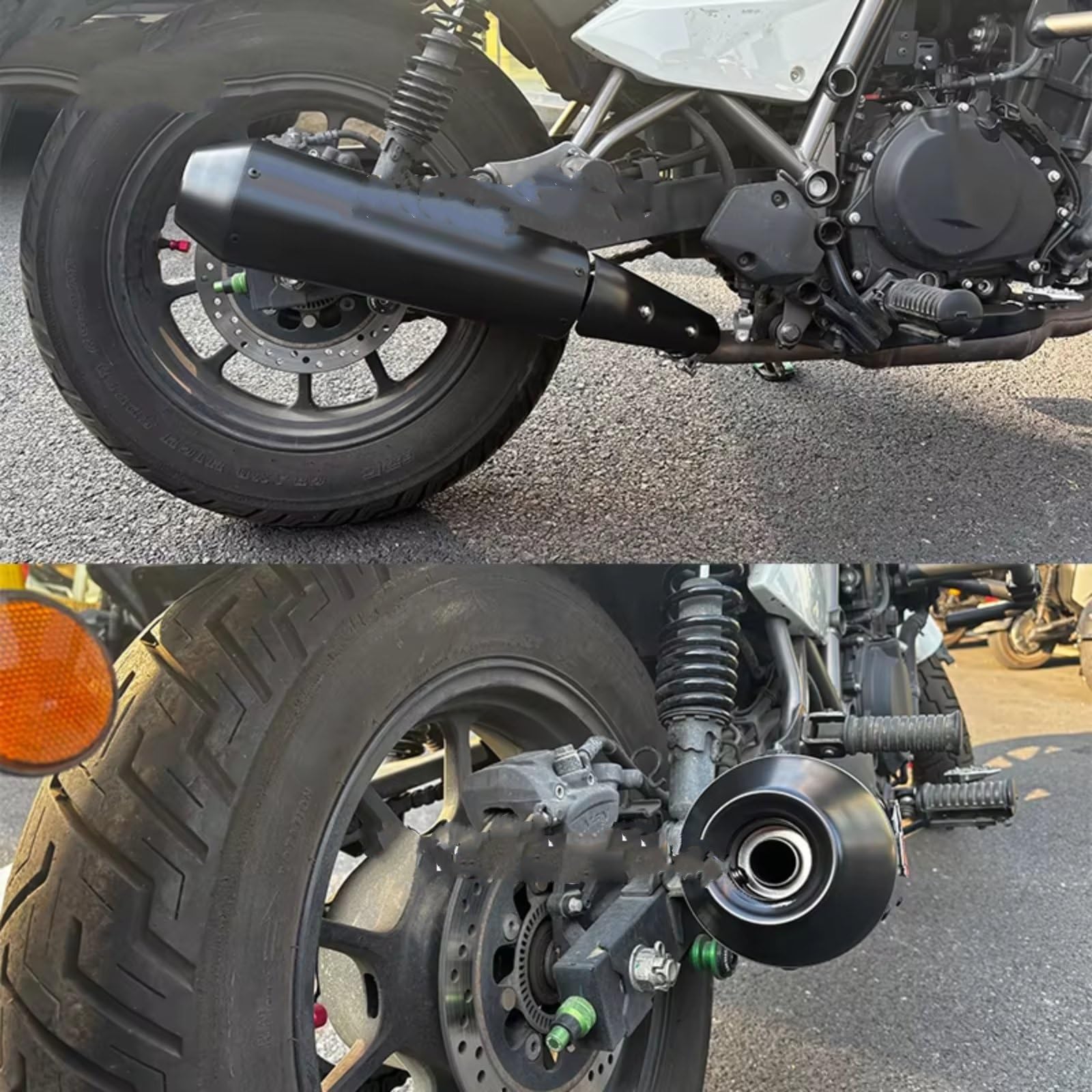 Silenziatore Scarico Moto Per Kawasaki Per Eliminator 400 450 500 SE 2023-2026 Di Scarico Moto Espace Silenziatore DB Killer Slip On