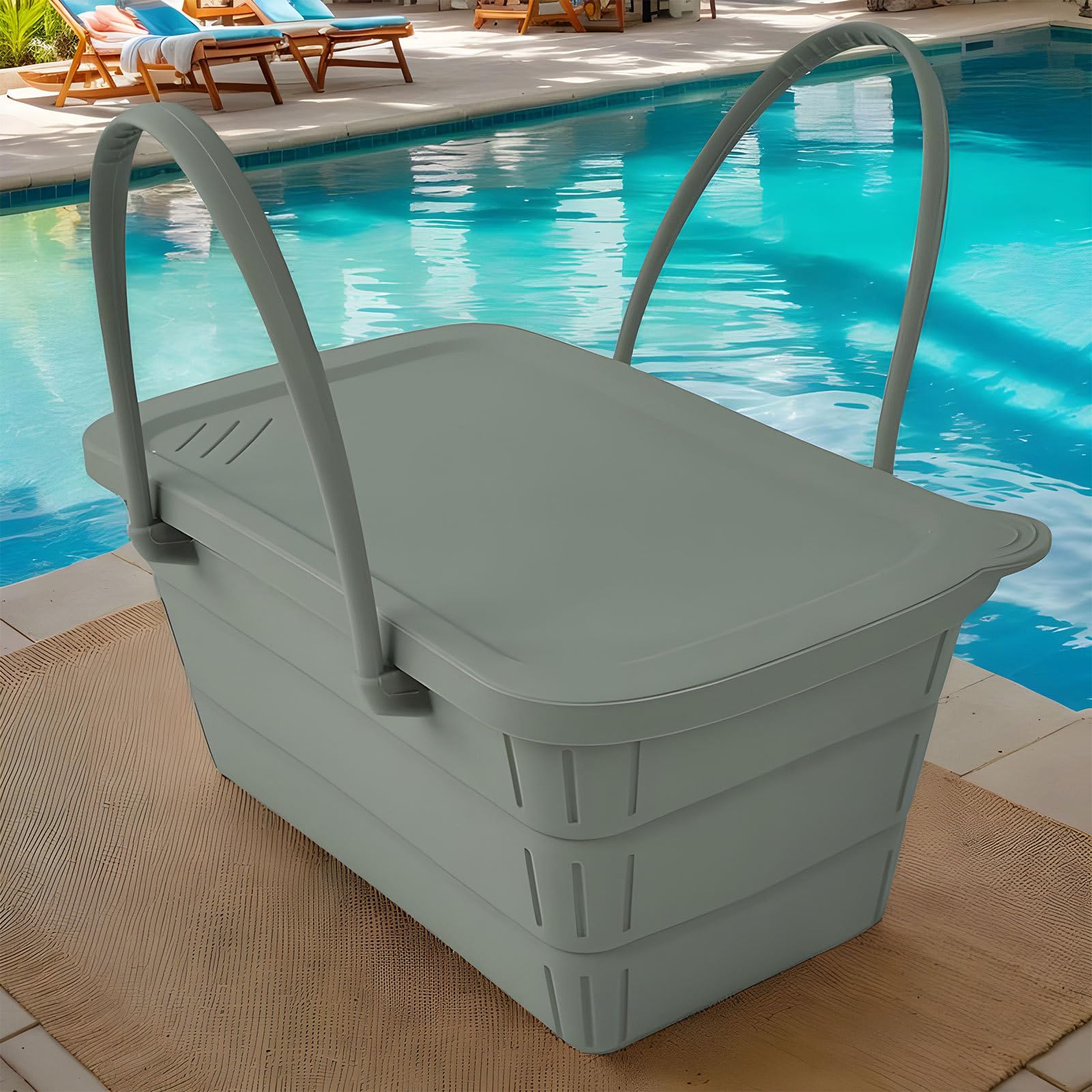 Secchiello Porta Ghiaccio per Festa - Grande Silicone Freddo prolungato | Portabevande Termico per Birra Champagne - per Spumante, Insalata, Picnic, Spiaggia, Raduni,
