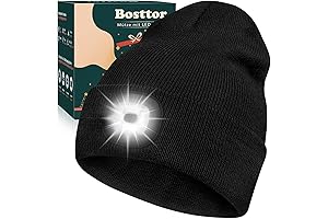 Bosttor LED Beanie Hat with Light: Illuminate Your Winter Adventures