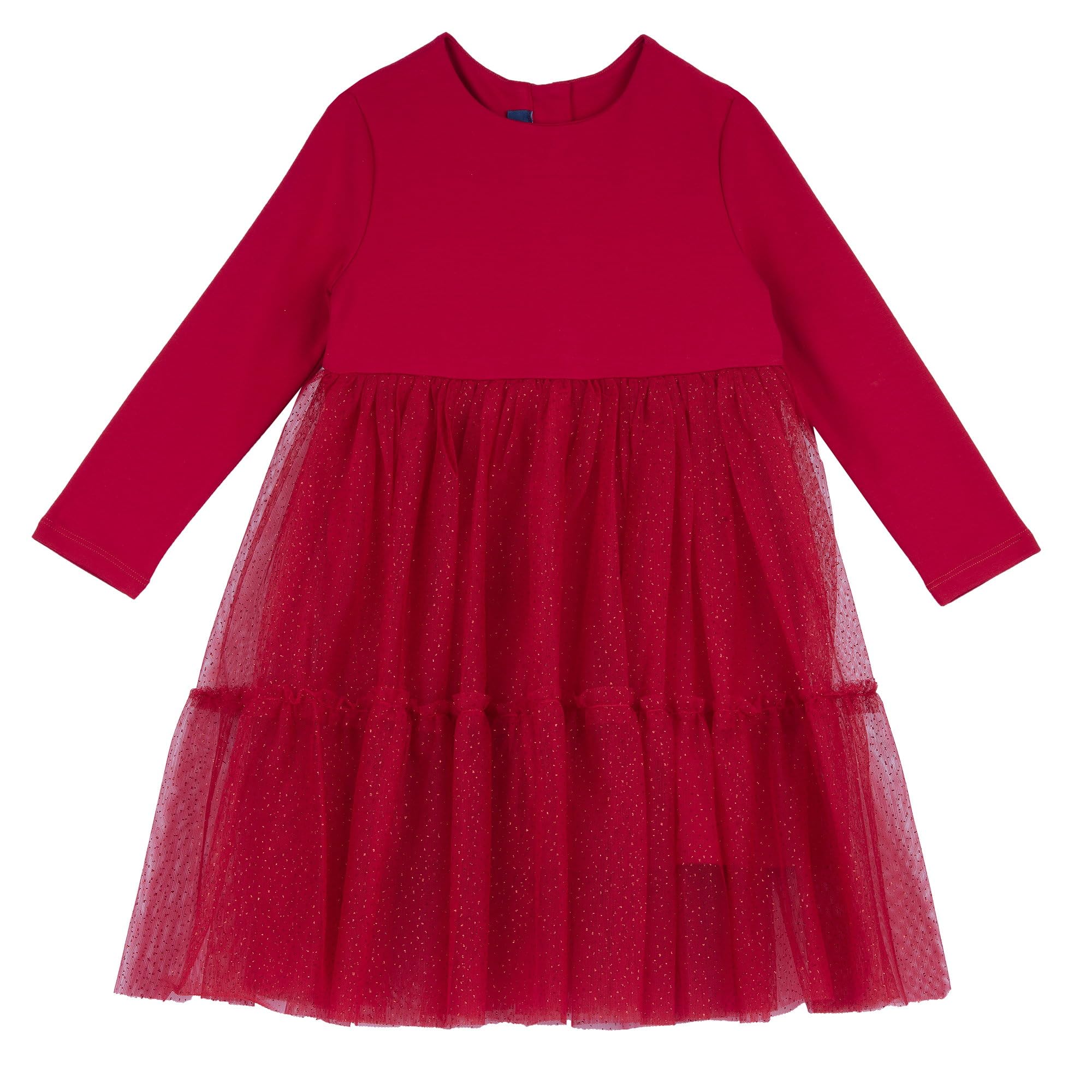Chicco, Vestito Natale Neonata e Bambina, con Comoda Apertura sulla Schiena, in Caldo e Morbido Tessuto, Lavabile in Lavatrice, Abbigliamento Neonata e Bambina, Idea Regalo Bambina, Designed in Italy