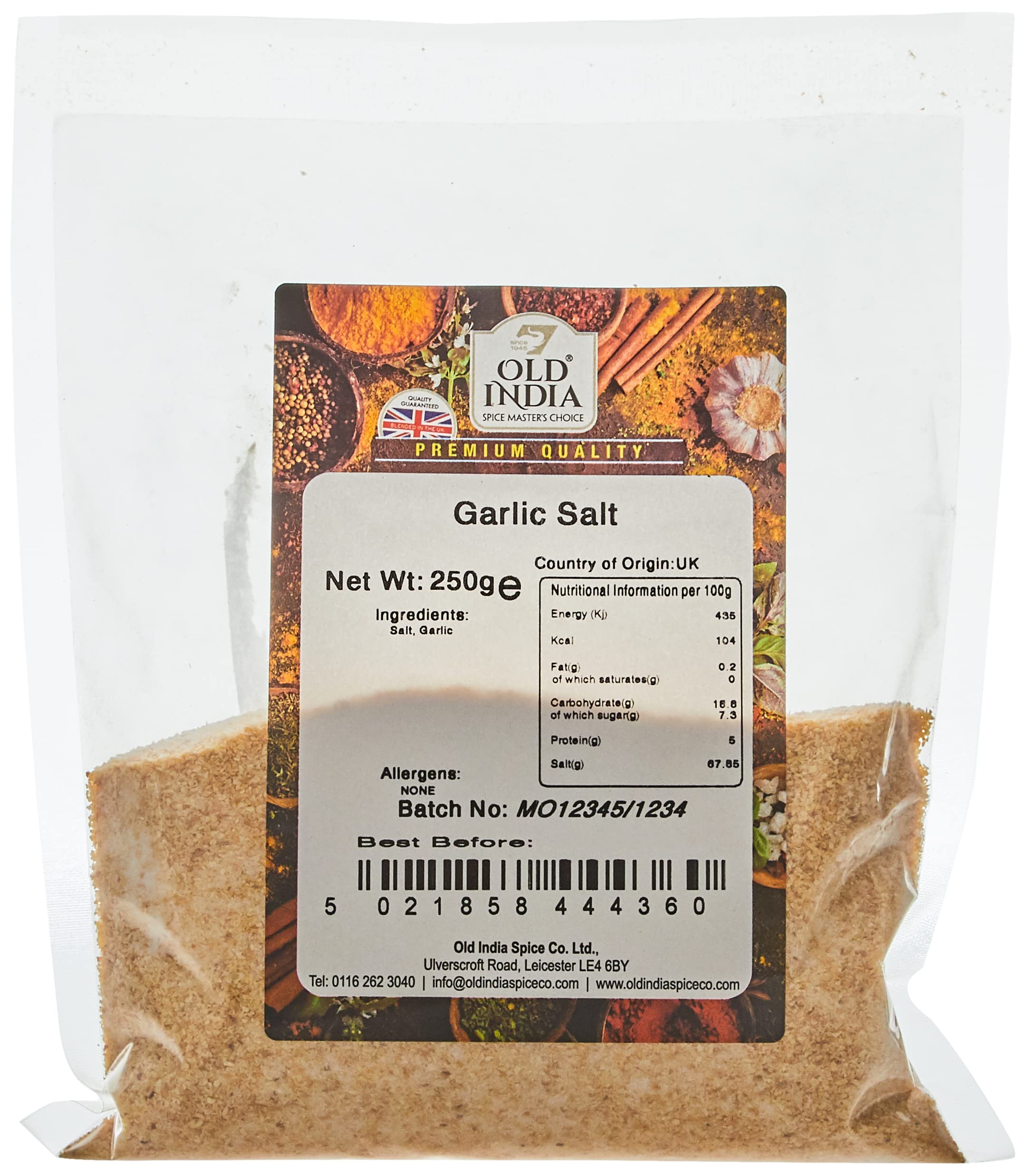 Old India Garlic Salt 250g