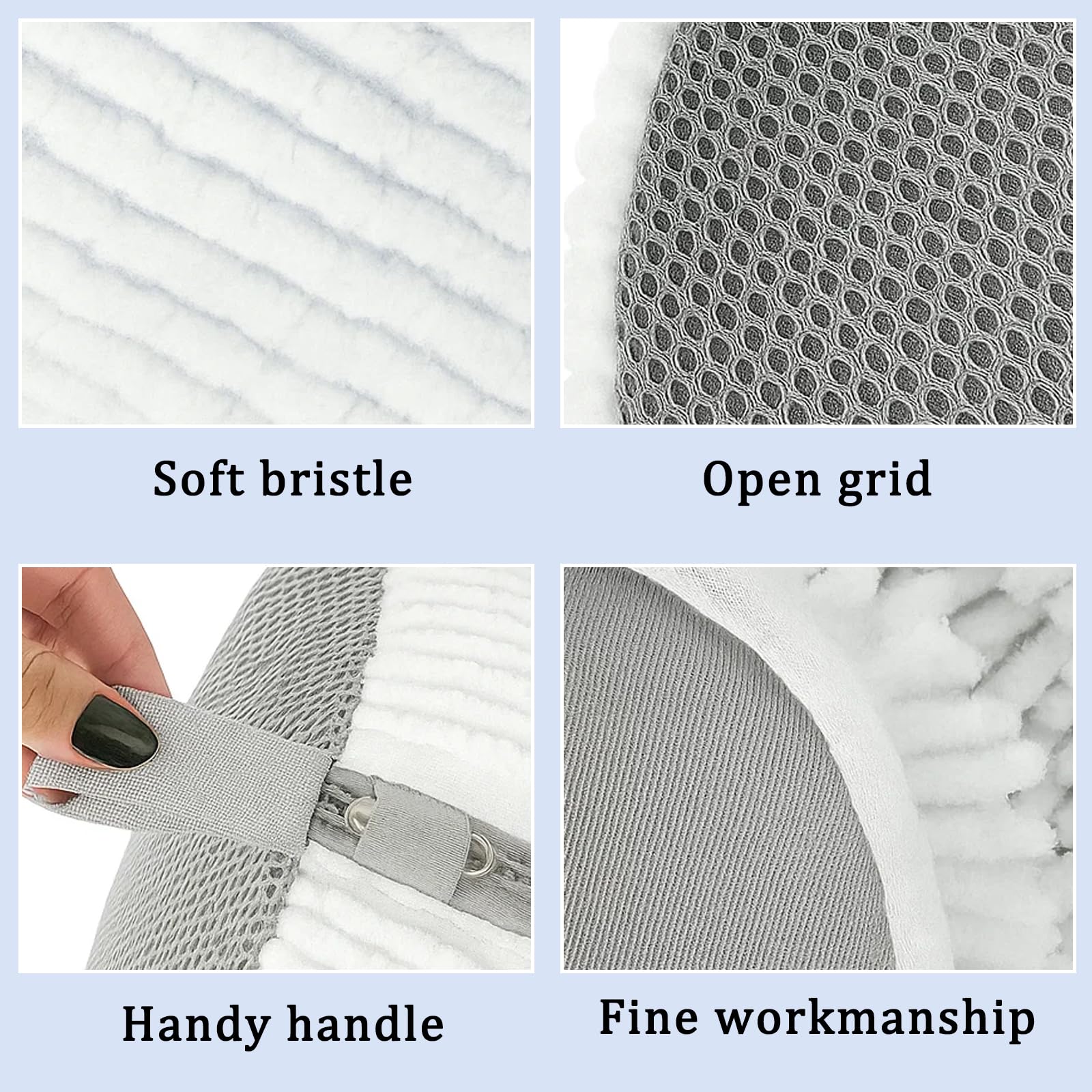 Schuhwaschbeutel Waschmaschine 2 Stück, Weiße Schuhwaschbeutel für Schuhe in der Waschmaschine, 39 x 19 cm Schuhbeutel Waschmaschine, Schuhsack Waschmaschine für Schuhe Waschen Beutel