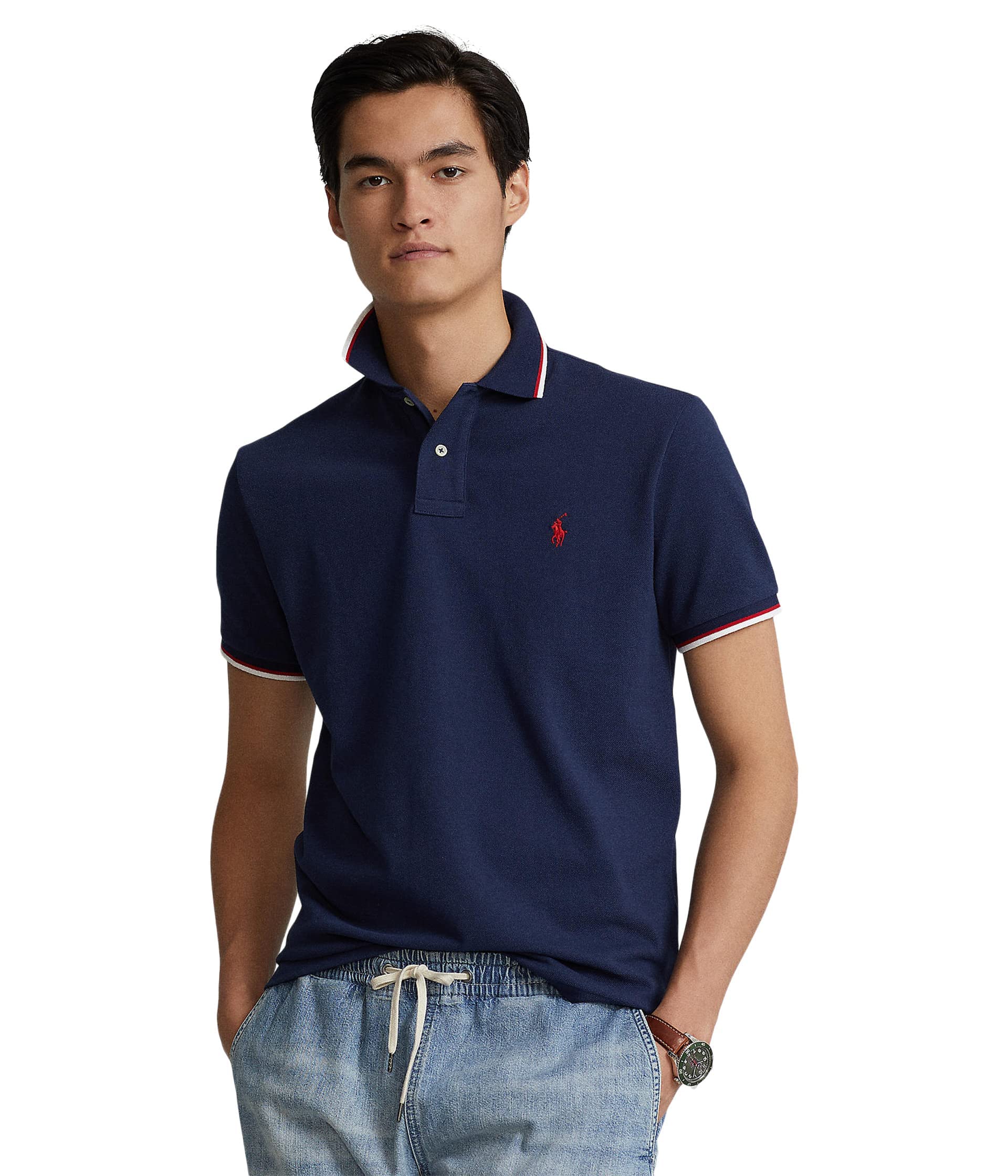 POLO RALPH LAUREN Classic Fit Mesh Polo Shirt