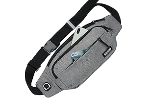 Men's Crossbody Bag: Fanny Pack and Belt Bag in One