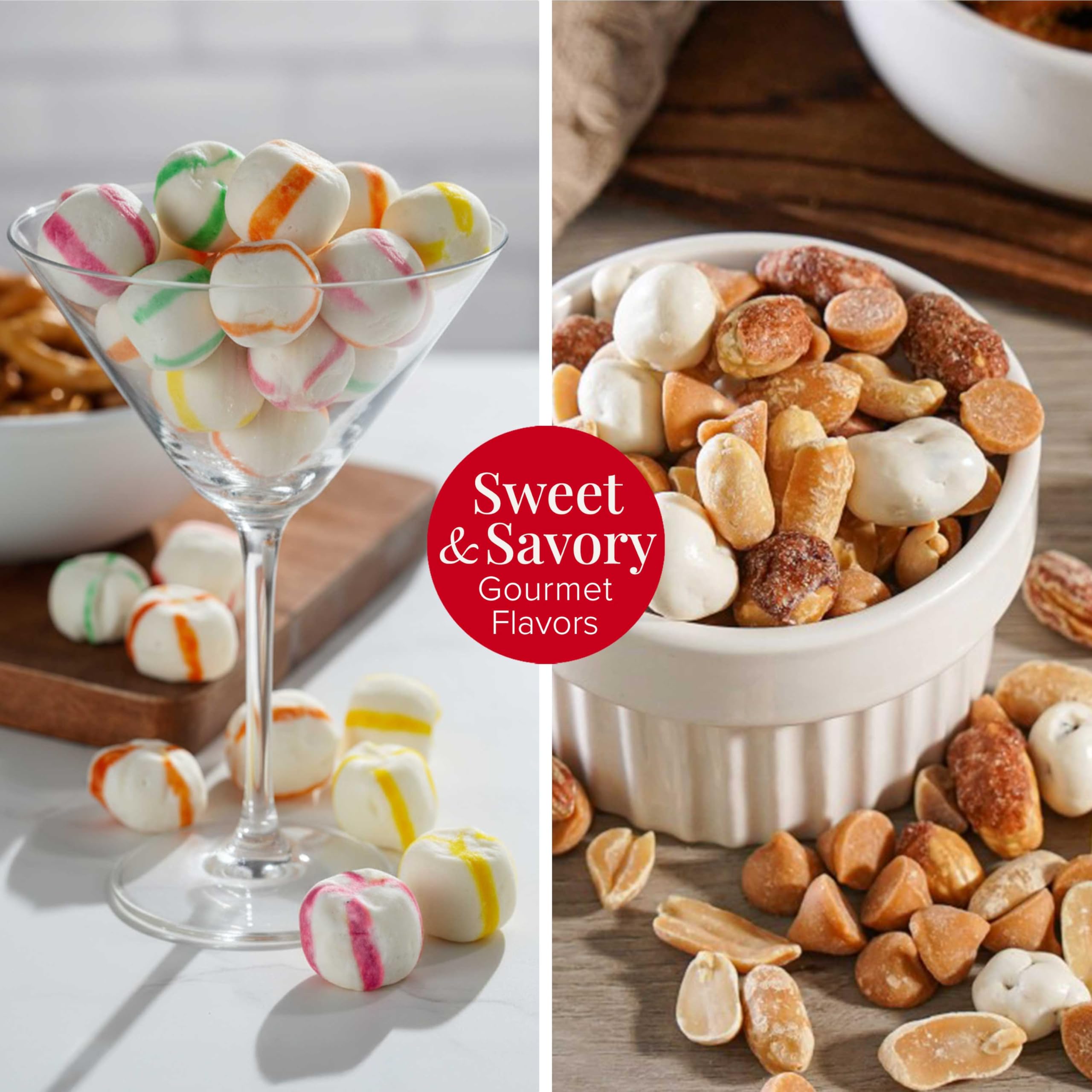 Broadway Basketeers Cestino regalo alimentare Torre Snack Regali per donne, uomini, famiglie, college, consegna per vacanze, apprezzamento, ringraziamento, aziendale, pacchetto di cura guarisci presto