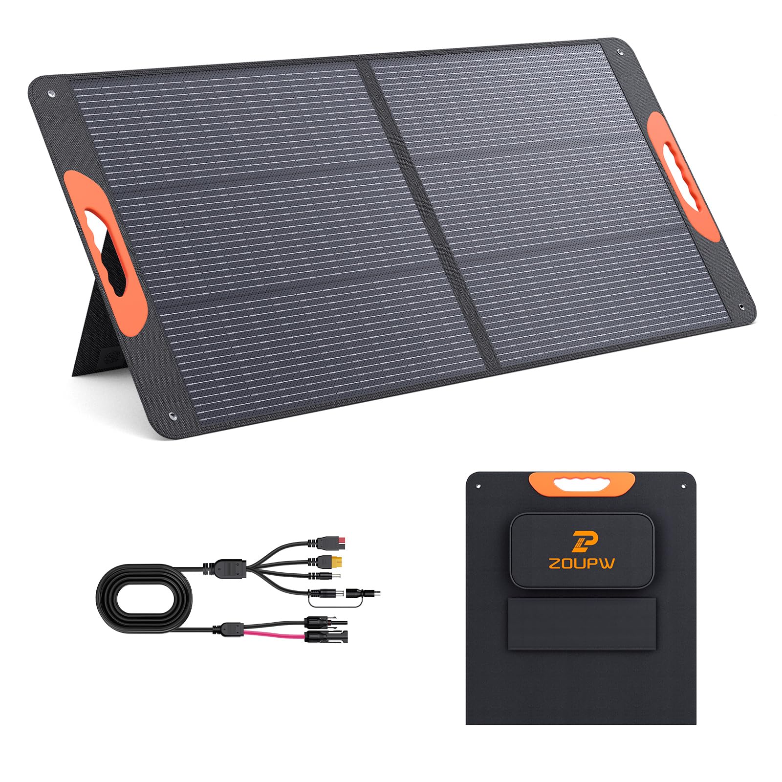 ZOUPW 110 Watt Portable Solar Panel