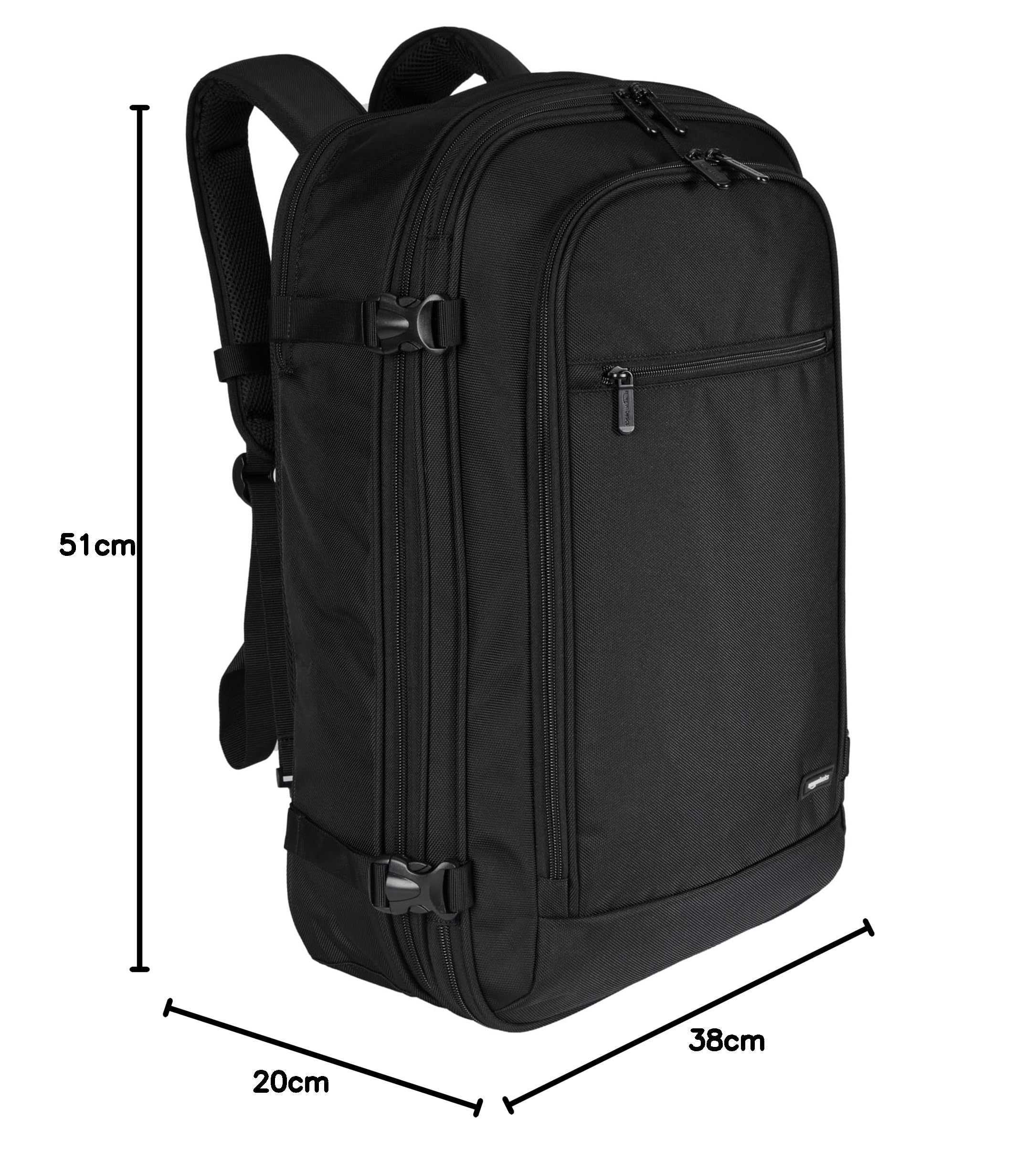 Amazonbasics Plecak, Czarny, 25 +10 L