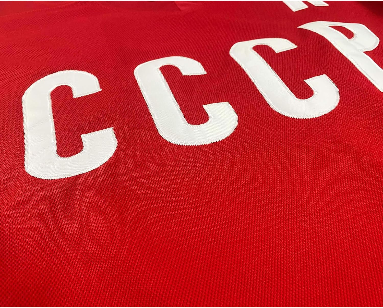 CCCP Fetisov 2 Hockey Jersey for Men, Throwback 1980 Team Soviet Union Russia, Red with White Stripes Hockey Shirt Practice