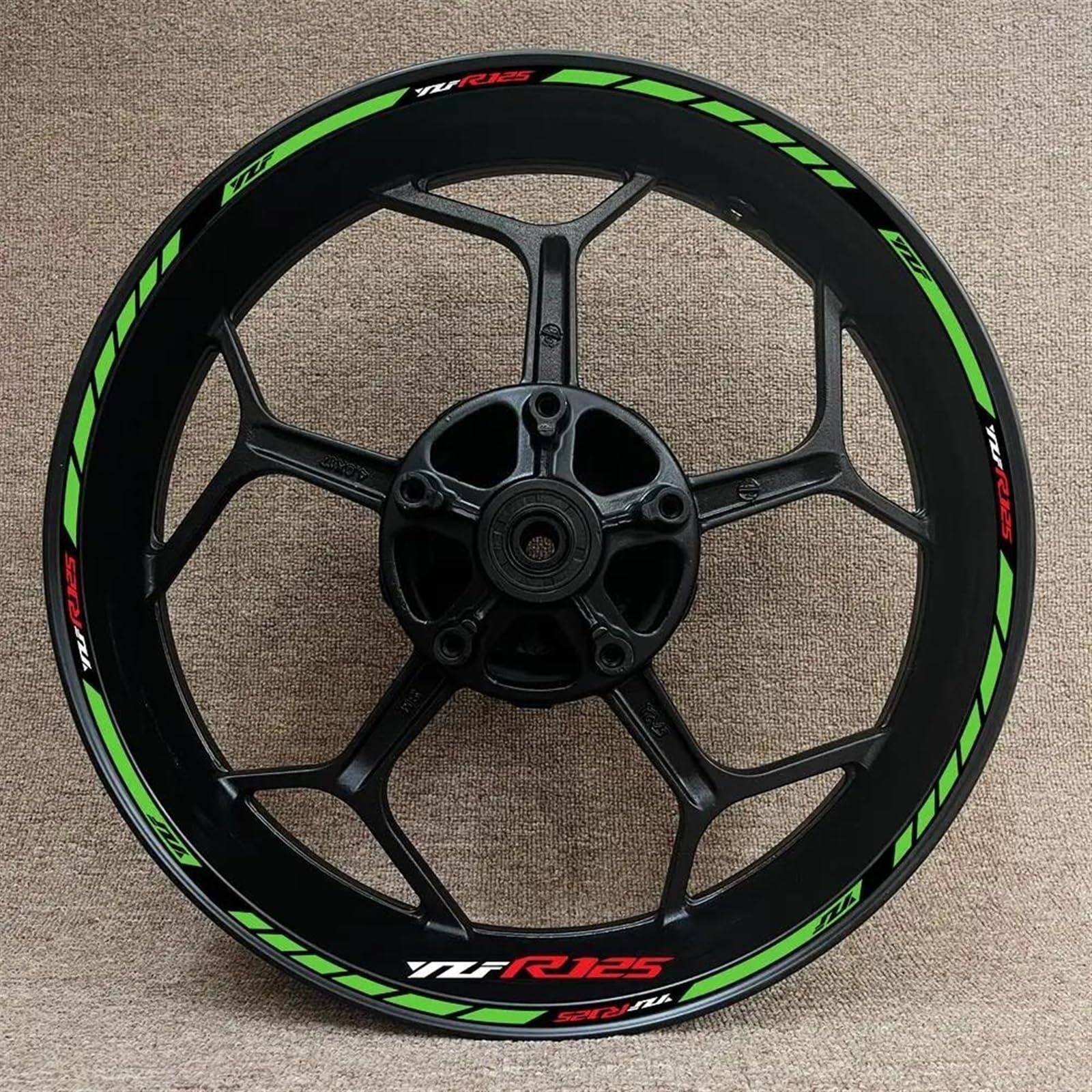 Stickers Motorcycle Accessories Reflective Rim Edge Stripes Wheel Stickers for YZF R125 YZFR125(Style 27)