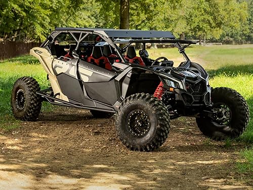 Miniatura 3 de SuperATV Tree Kickers para Can-Am Maverick X3 MAX  Ver ajuste  Fabricado con tubo de acero de 1.75 pulgadas de diámetro  Acabado de recubrimiento en