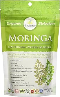 ECOIDEAS Organic Moringawise Moringa Powder, 113 GR