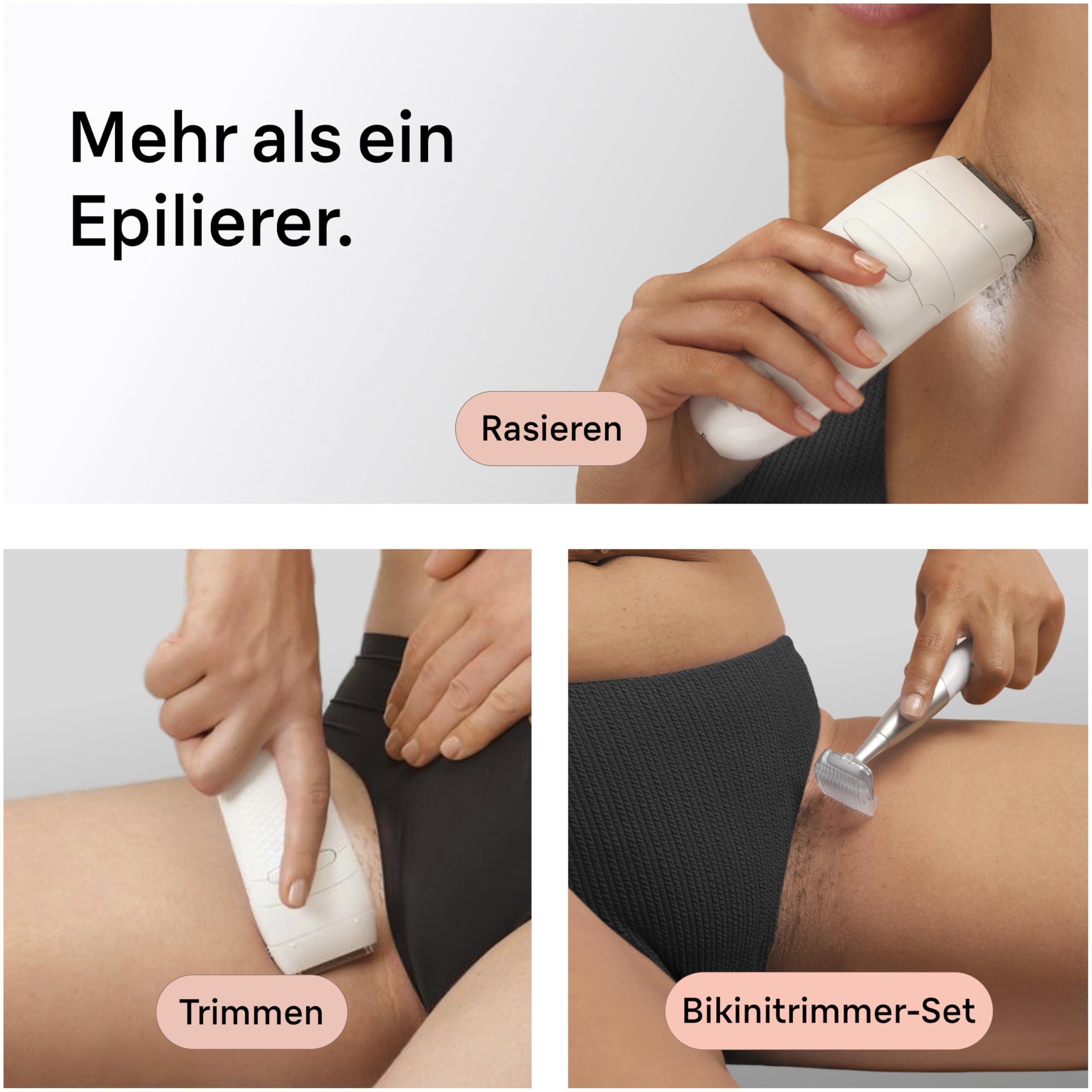 Braun Epilierer Damen Silk·épil 5, Ladyshaver, 5-251, Rosa | Einfache Haarentfernung, Nass Und Trocken, Langanhaltend Glatte Haut, Wasserdicht, Inkl. 2 Extra Und Bikini-Trimmer