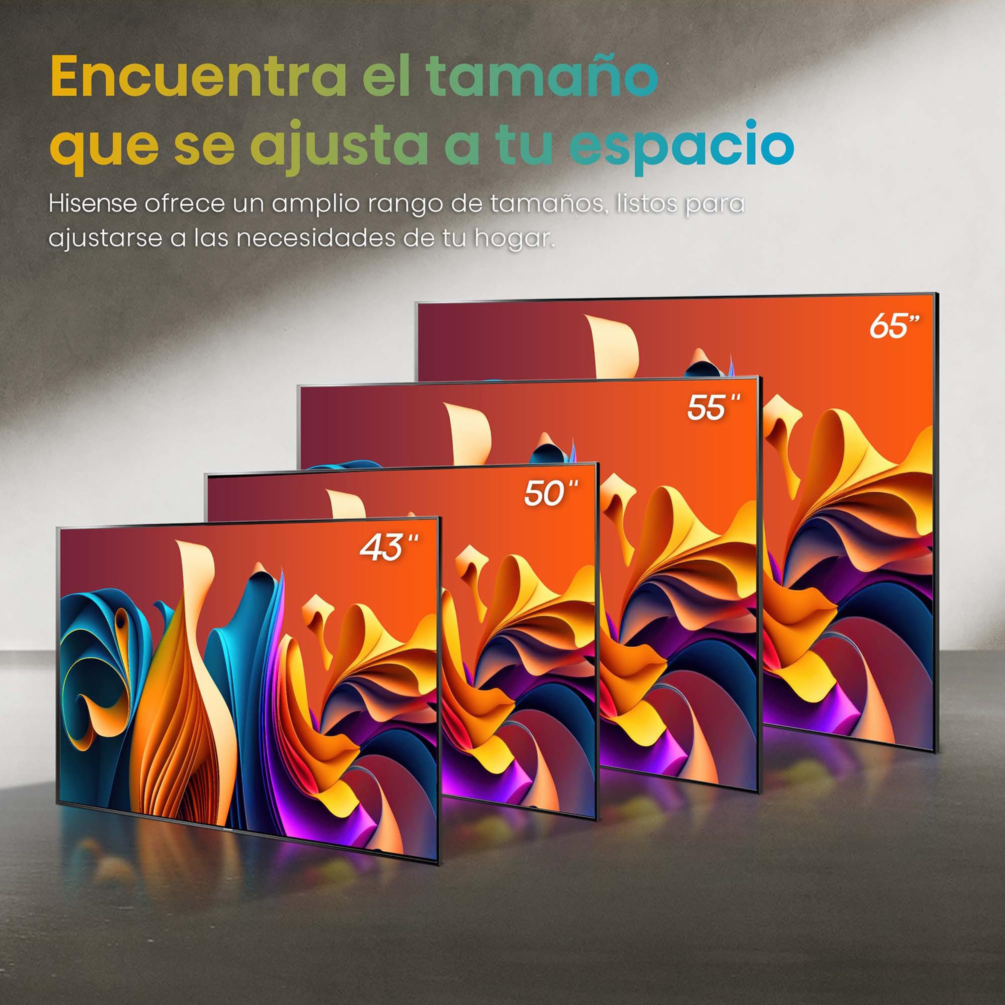 Hisense 43A7NQ - QLED Smart TV, 43 Pulgadas, con Quantum Dot Colour, 60Hz VRR 120 fps, Dolby Vision, Bluetooth&HDMI, Compartir en el televisor, Alexa Built-in (Nuevo 2024)