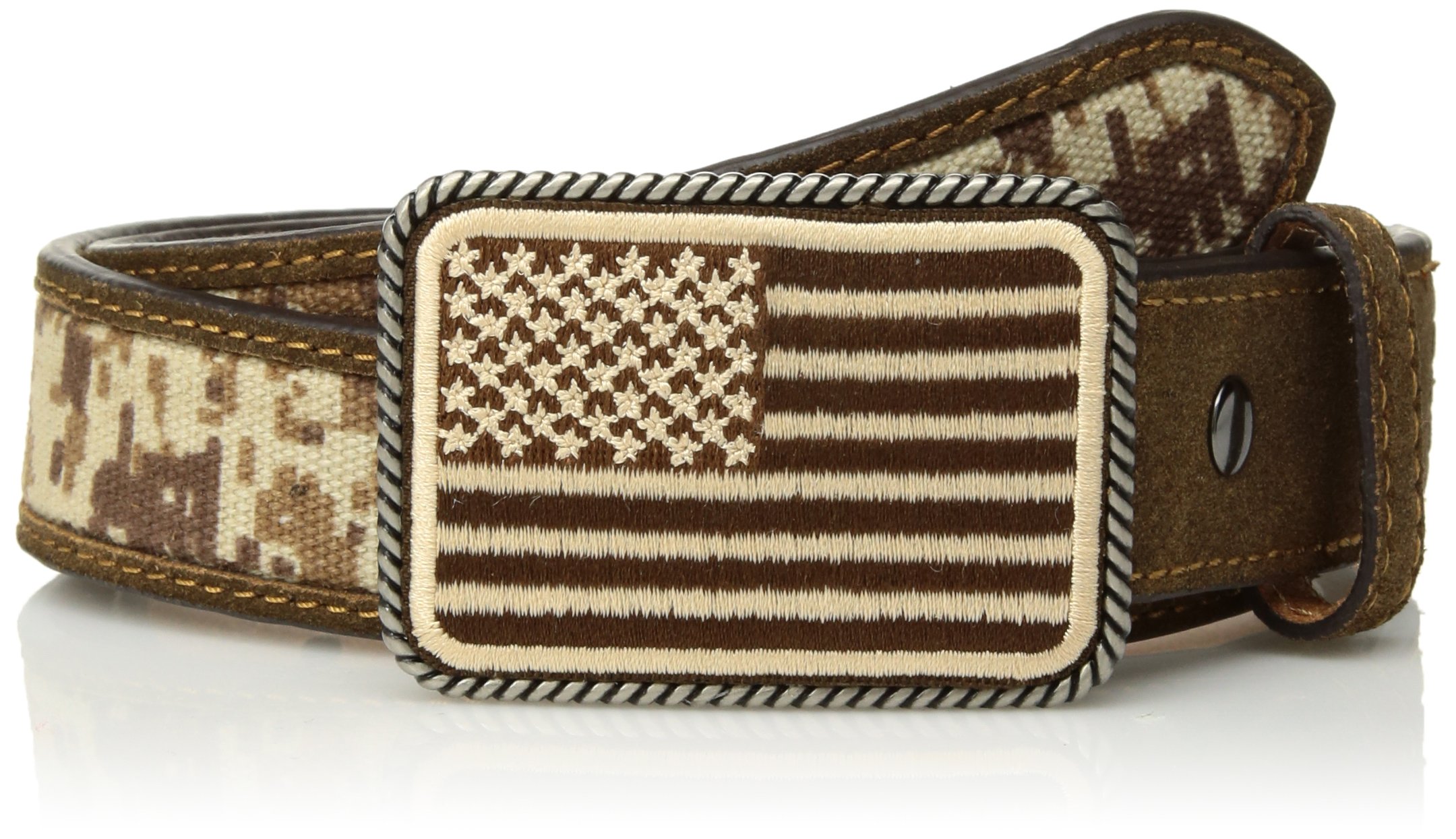 Ariat Boys Med Brown 'S Digital Camo Strap Belt