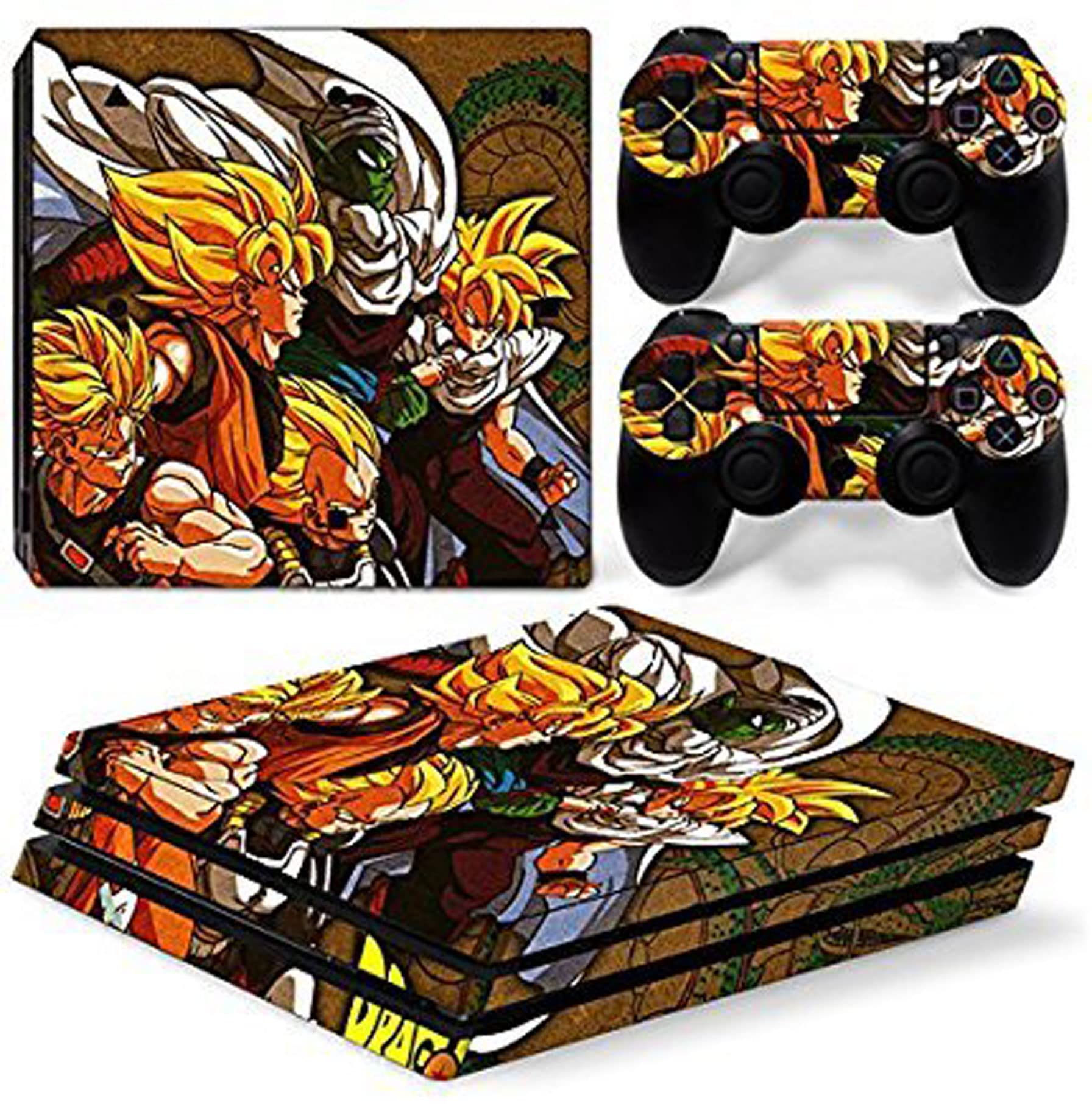 Elton Dragon Z Theme 3M Skin Sticker Cover for PS4 Pro Console and Controllers [video game] (B077T1MM84) Amazon Price History, Amazon Price Tracker