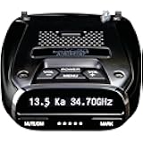 Uniden DFR7 Super Long Range Wide Band Laser/Radar Detector, Built-in GPS w/Mute Memory, Voice Alerts, Red Light & Speed Camera Alerts, OLED Display, Black