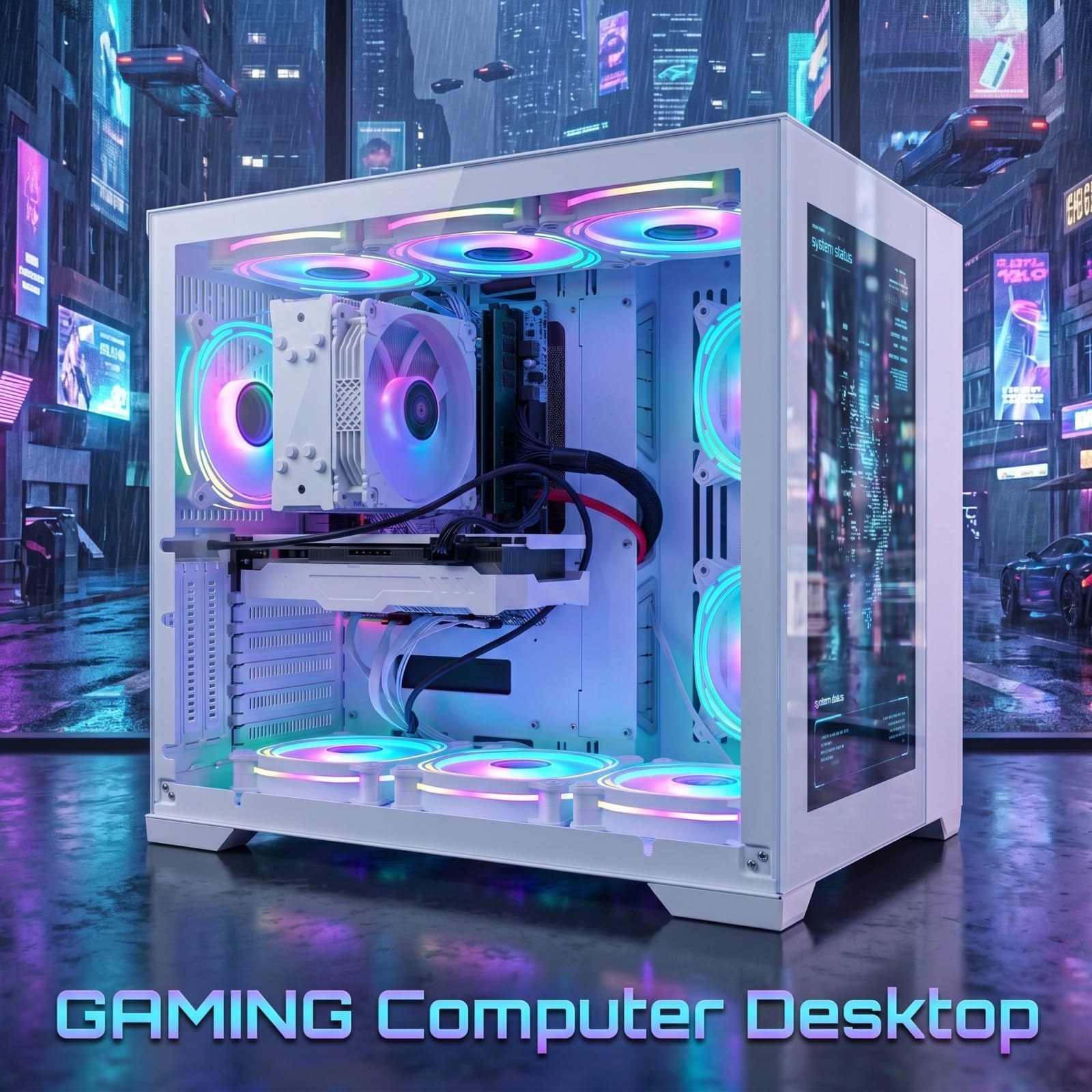 STGSivir PC Gaming Fisso, Computer Gaming, Core i7-11700KF fino a 5.0 GHz • Nvidia RTX 3060 12GB GDDR6 • 32GB DDR4 RAM • 1TB SSD • WiFi 6 • BT • Windows 11 Pro