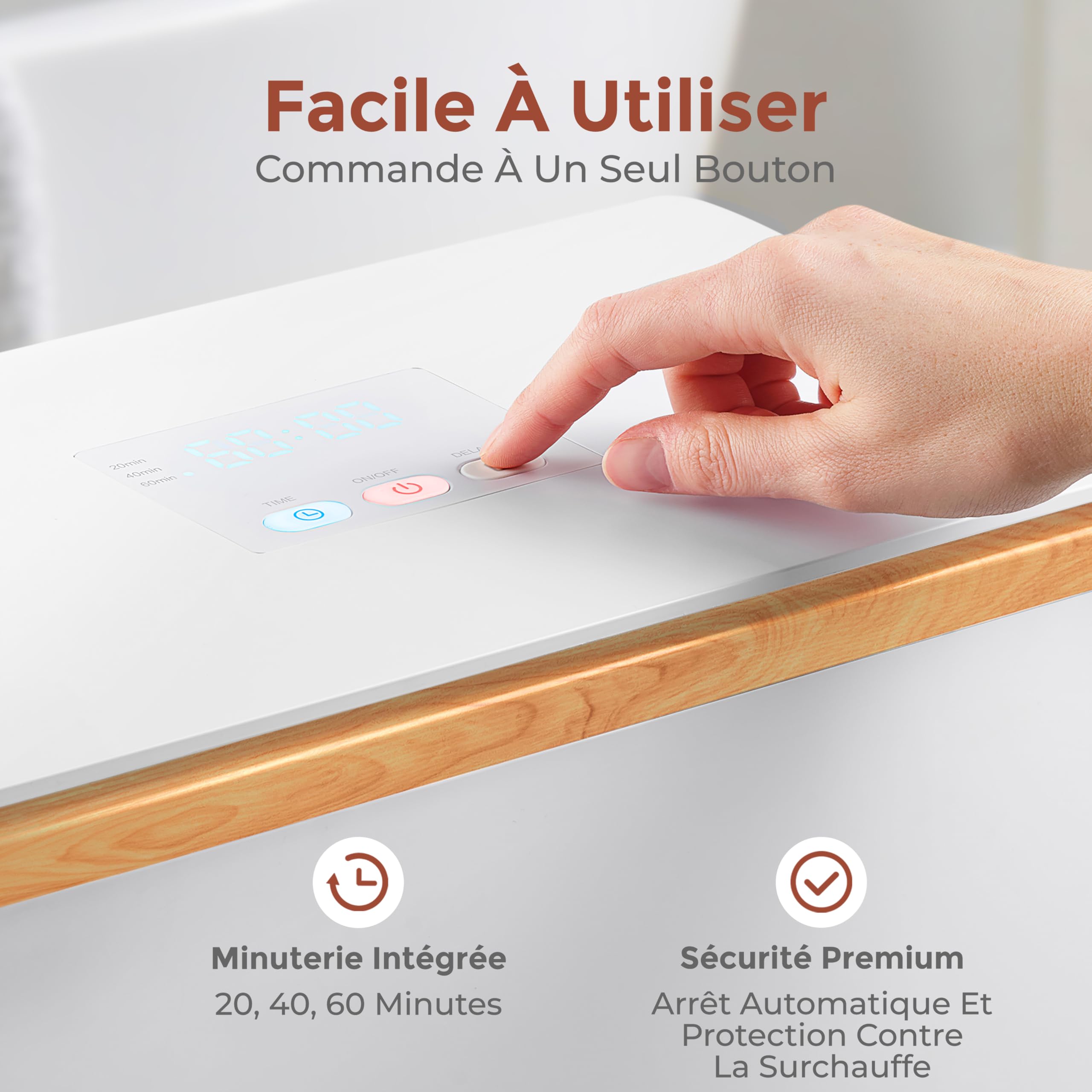 SereneLife Chauffe-serviettes de Luxe Rectangulaire - Chauffe Spa & Salle de Bain avec Parfum Personnalisé, Arrêt Automatique, Accueille 2 Grandes Serviettes, Couvertures, Peignoirs, Pyjamas - Cadeau
