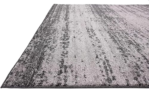 Miniatura 8 de Unique Loom Del Mar Collection - Alfombra Lucille (7 pies 10 pulgadas, cuadrada, gris oscuromarfil)