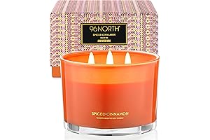 96NORTH Luxury Spiced Cinnamon Candle: Enchant Your Senses with Warmth and Ambiance
