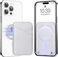 Vista 17 de Miroddi para Cartera MagSafe, Titular de Tarjeta Magnética Más Fuerte para iPhone Serie 17/16/15/14/13/12, Cartera Magnética de Cuero Ultradelgada