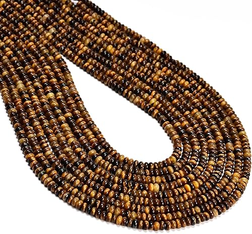 Vista 12 de ICAI Beads 5x8mm Cuentas Espaciadoras Rondelle Naturales Sueltas para Hacer Joyas Manualidades DIY Diseño 1 Hebra 15" APPR (Jade Blanco)