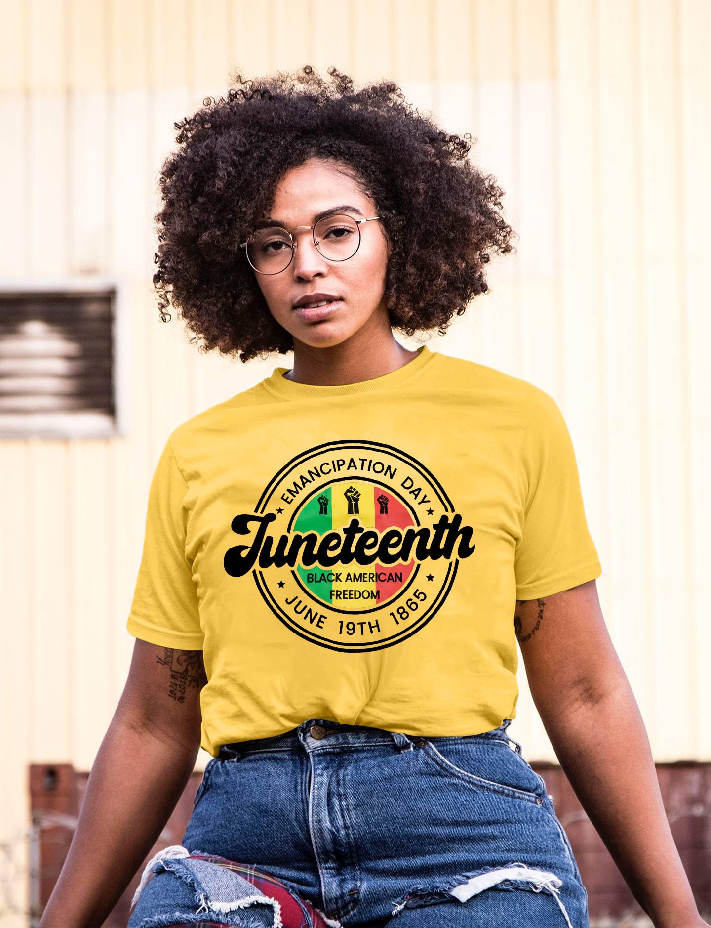 Juneteenth T-Shirt Black History Shirts: African American Tees – Damen Freedom Shirt 1865 Emancipation Day Tops