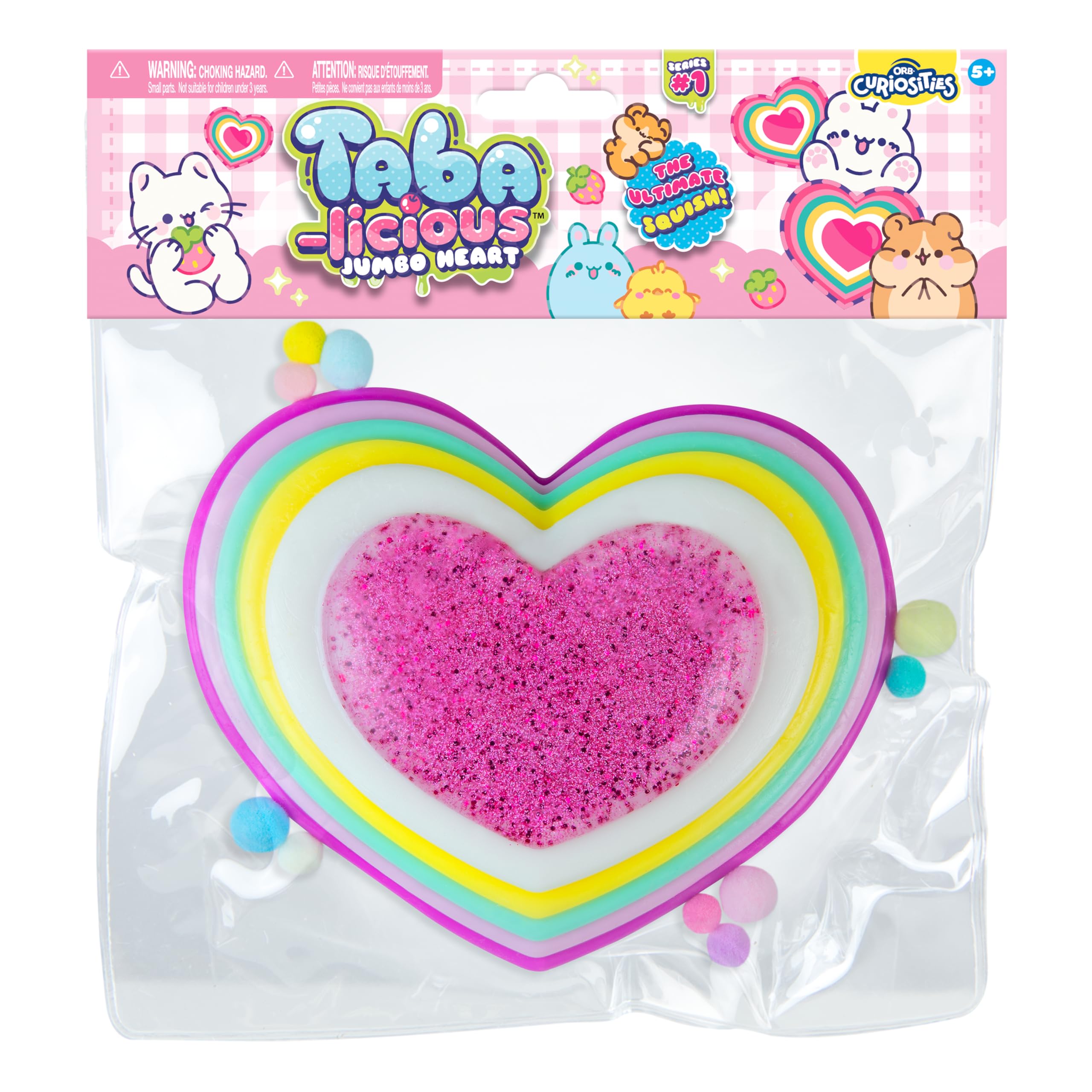 Amazon | ORB Tabalicious ジャンボTABAスクイッシーレインボーハート 