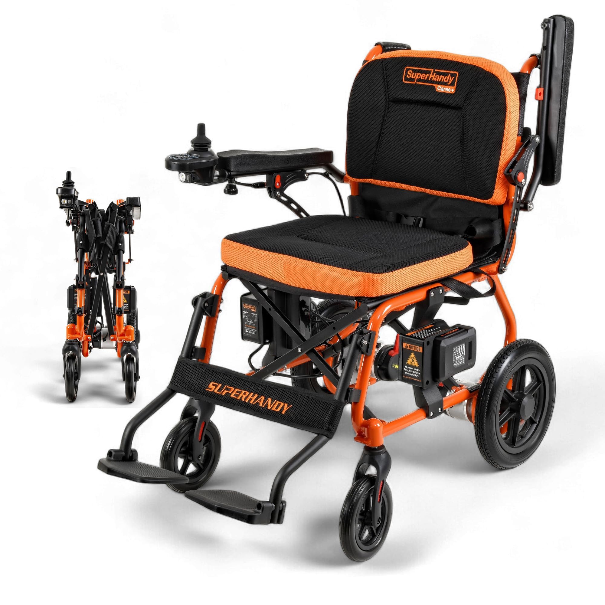 SuperHandy GoRide 2 Electric Wheelchair - Lightweight (42lbs