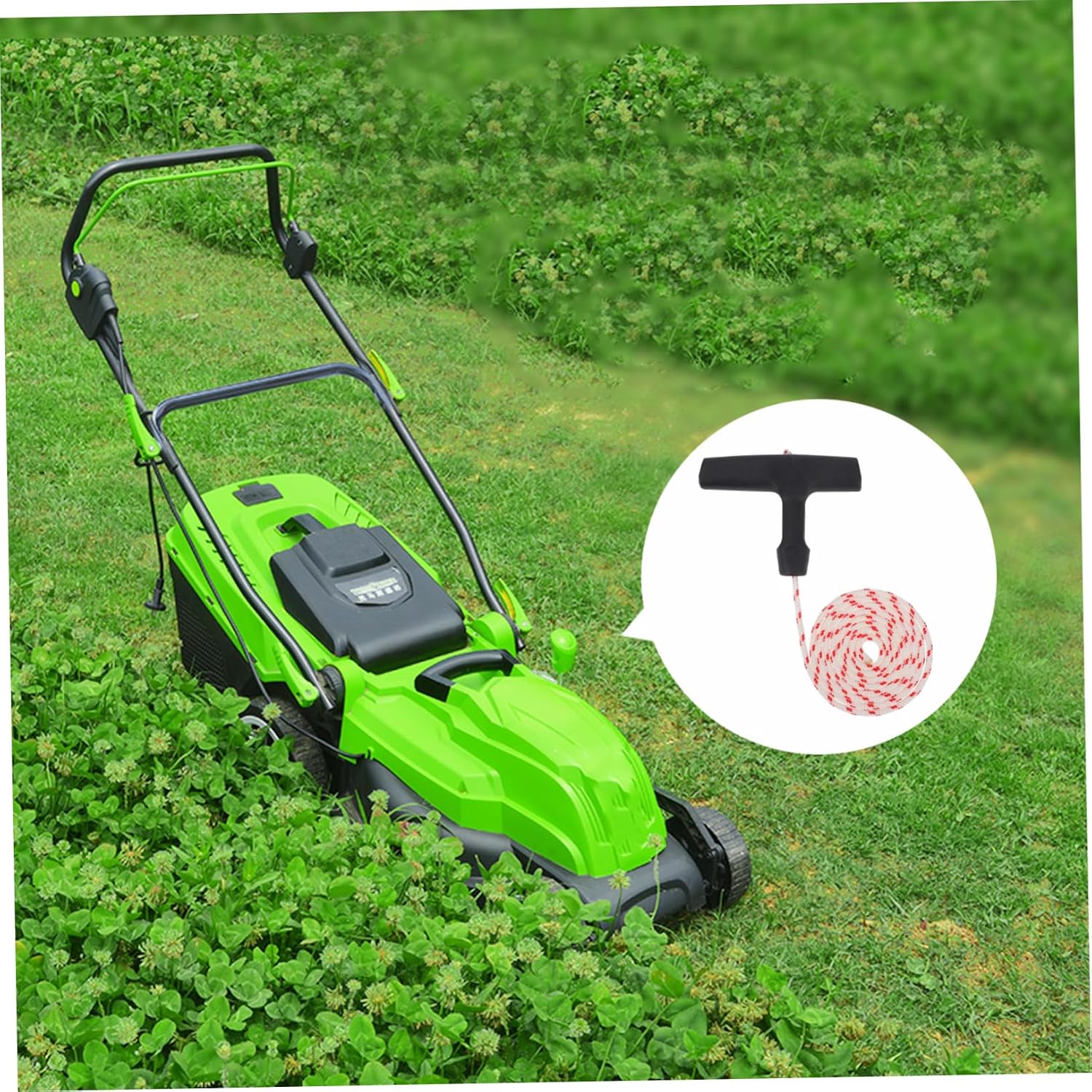 3 Sets Pull Cord Handle for Lawn Mowers and Chainsaws