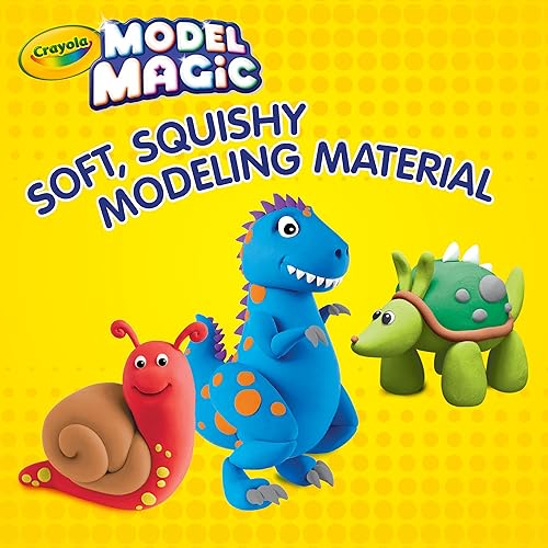 Vista 4 de Crayola, compuesto para modelar Magic Model, 1 oz cada uno, paquete de 75 oz, Variados Multicolor