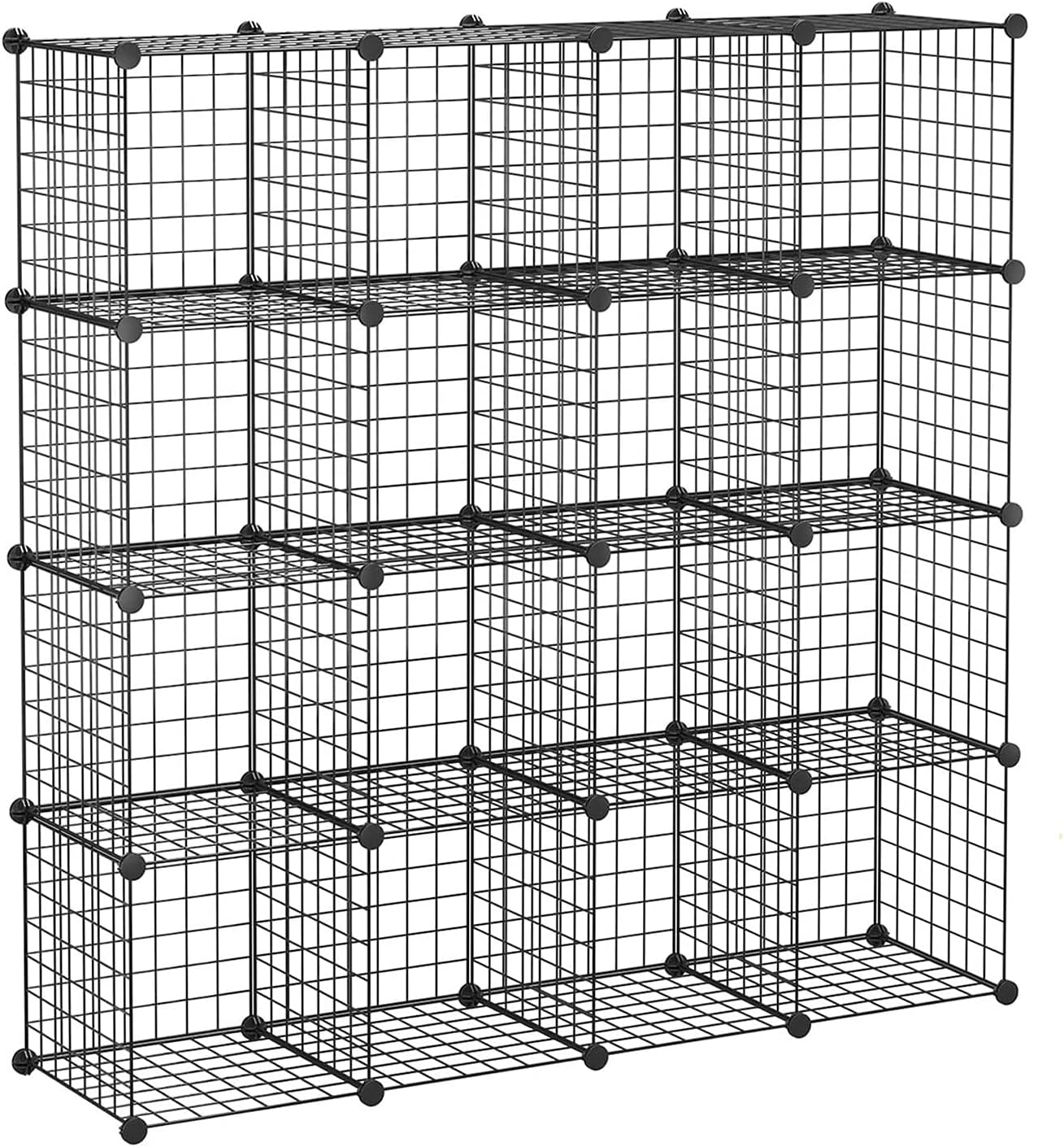 BASTUO Cube Storage Organizer, 16 Cubes Wire Storage