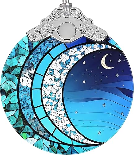 Miniatura 11 de Adorno retro de playa, adornos de Navidad, decoraciones de Navidad para árbol, adorno de vitral, recuerdo de reliquia, intercambio de regalos, ideas