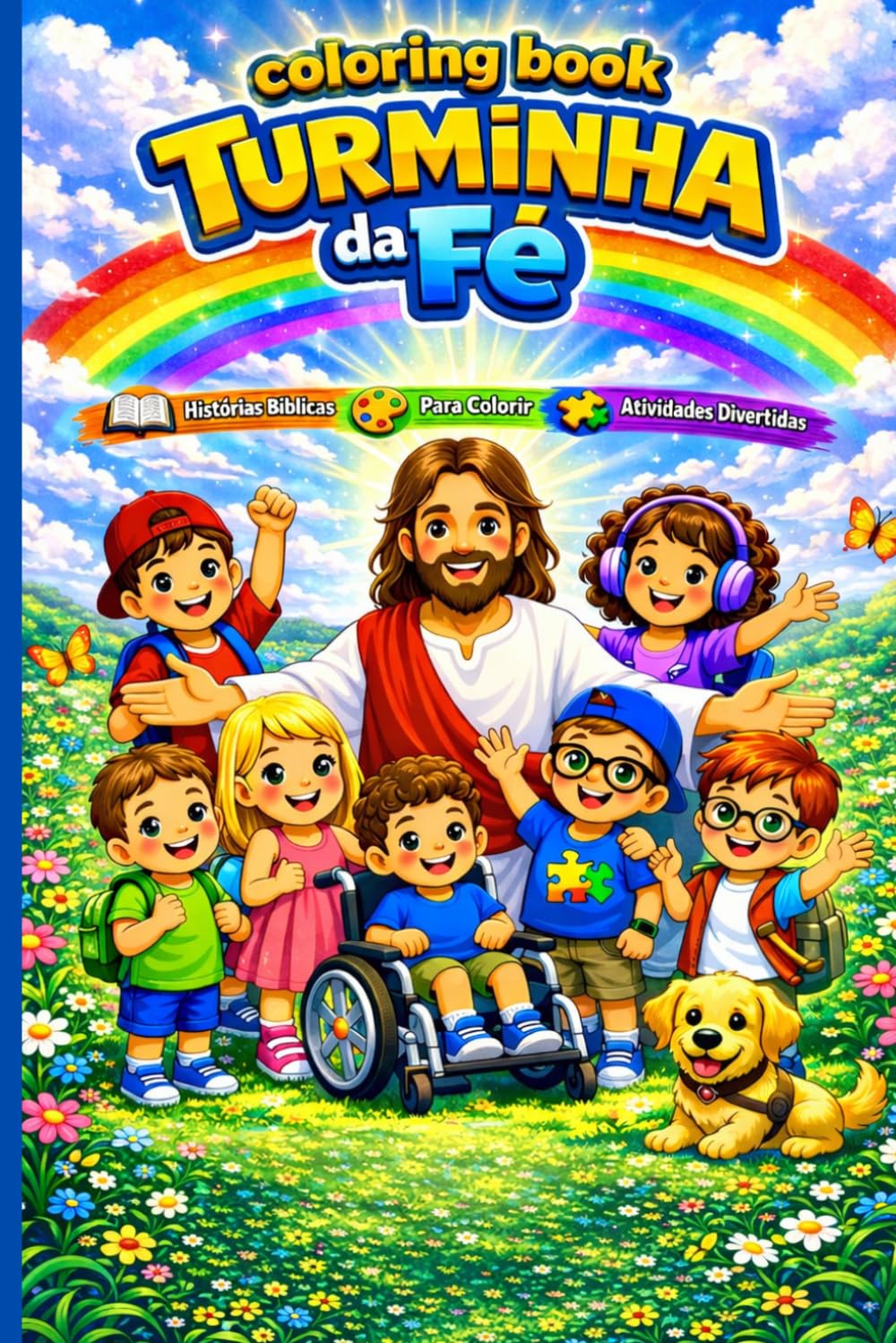 Turminha da fé: Livro de Colorir com histórias bíblicas e atividades