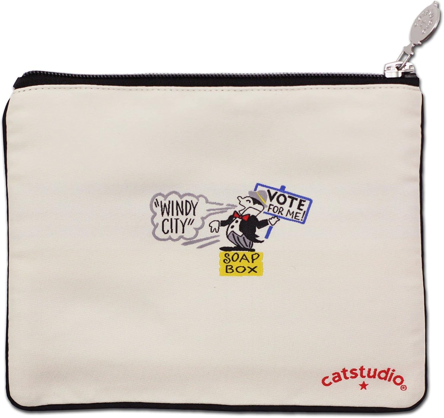 Catstudio Chicago Zipper Pouch Purse | Holds Your Phone, Coins, Makeup, Dog Treats, & Tech Tools - Image 2