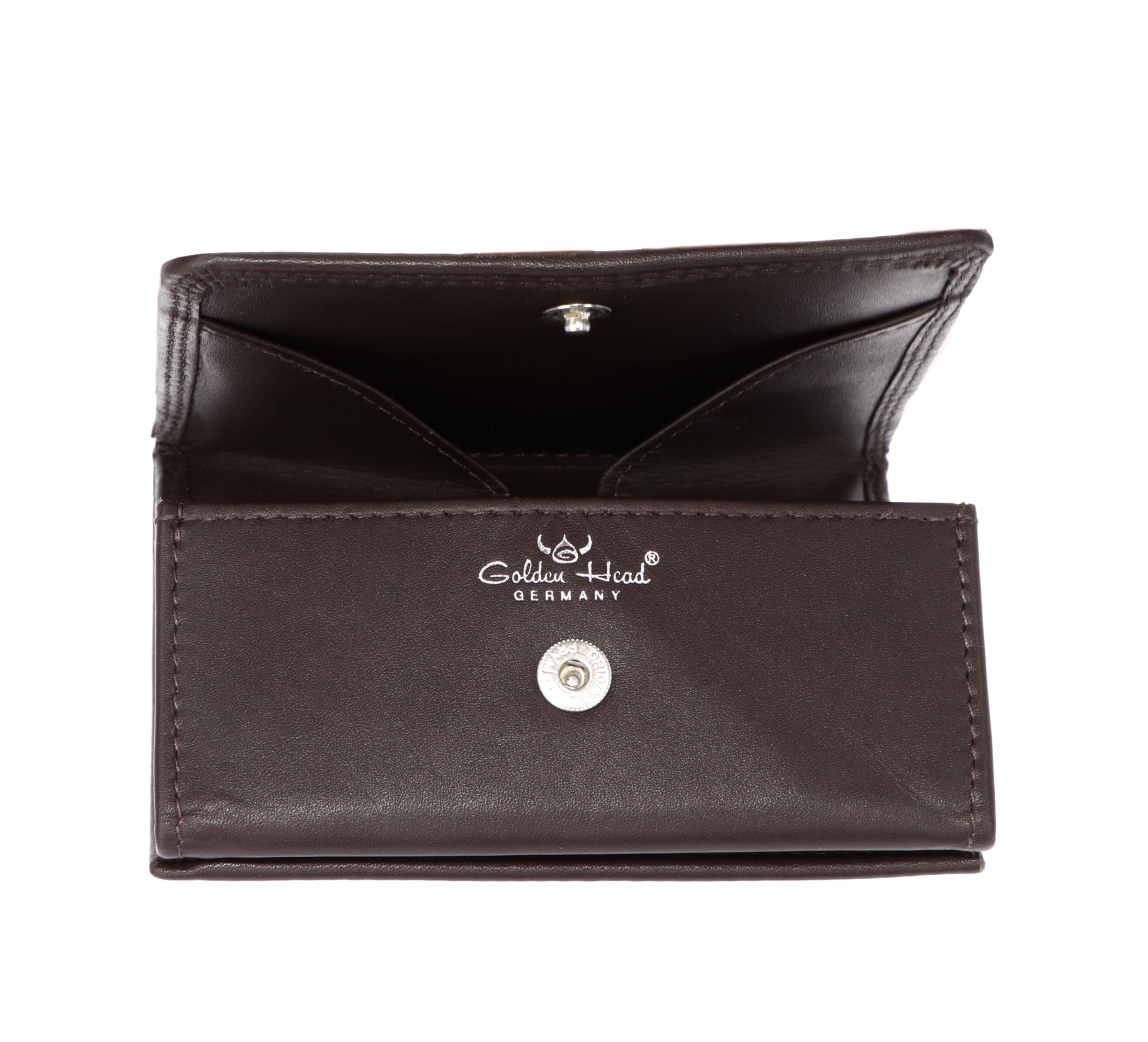 Golden Head Leder Geldbörse Polo RFID Protect Wiener Schachtel 1183 Dunkelbraun