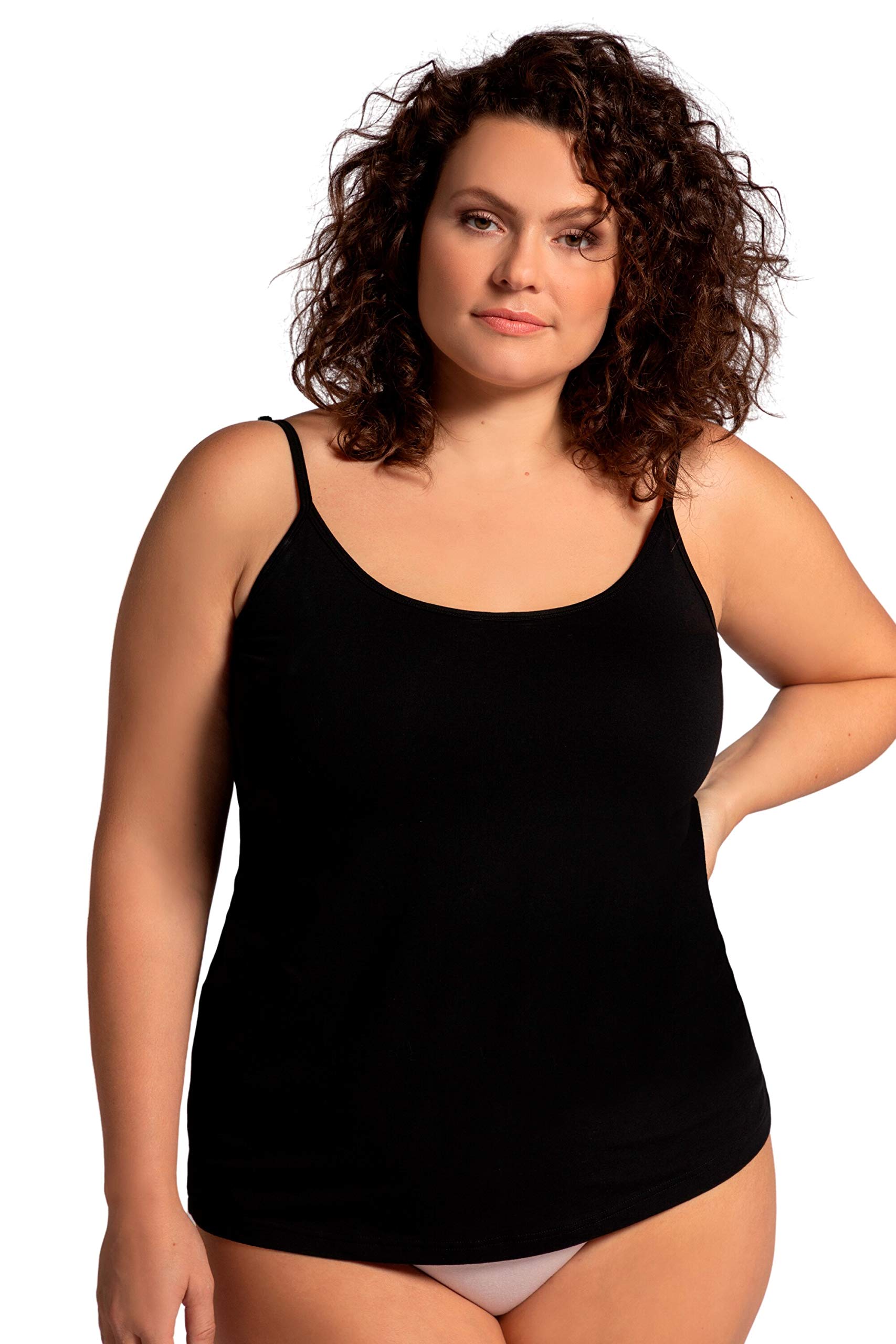 Ulla PopkenWomen's Spaghetti Strap Shirt vests