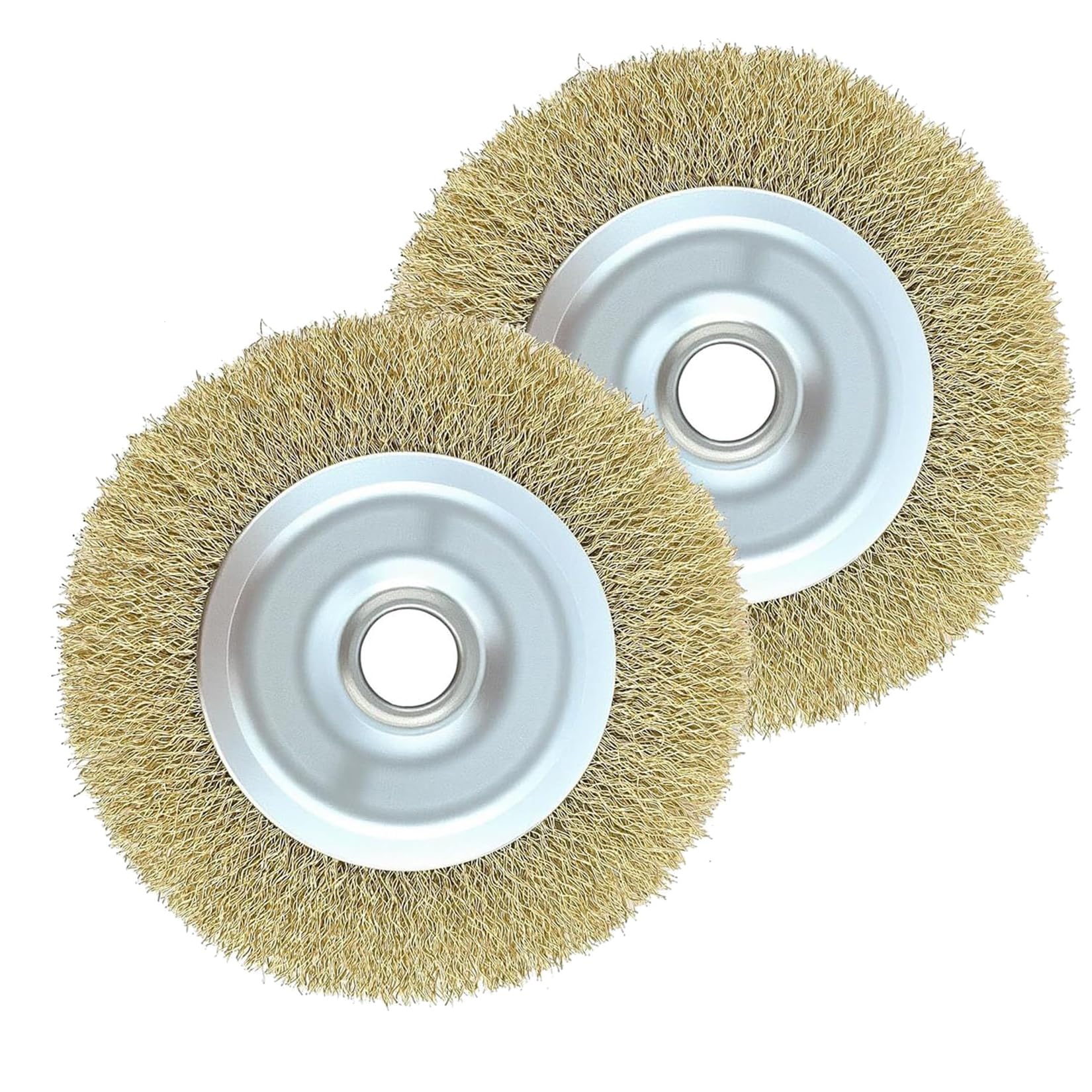 2 Pcs Wire Wheel Brush for Ryobi Patio Cleaner Wire Brush Replacement for Ryobi RAC814 RY18PCA-0 OPC1800 OPC1815 EFB 400/401, with Arbor Hole, for Cleaning Rust Joint Debris(115 x 16 x 10mm)-image-17