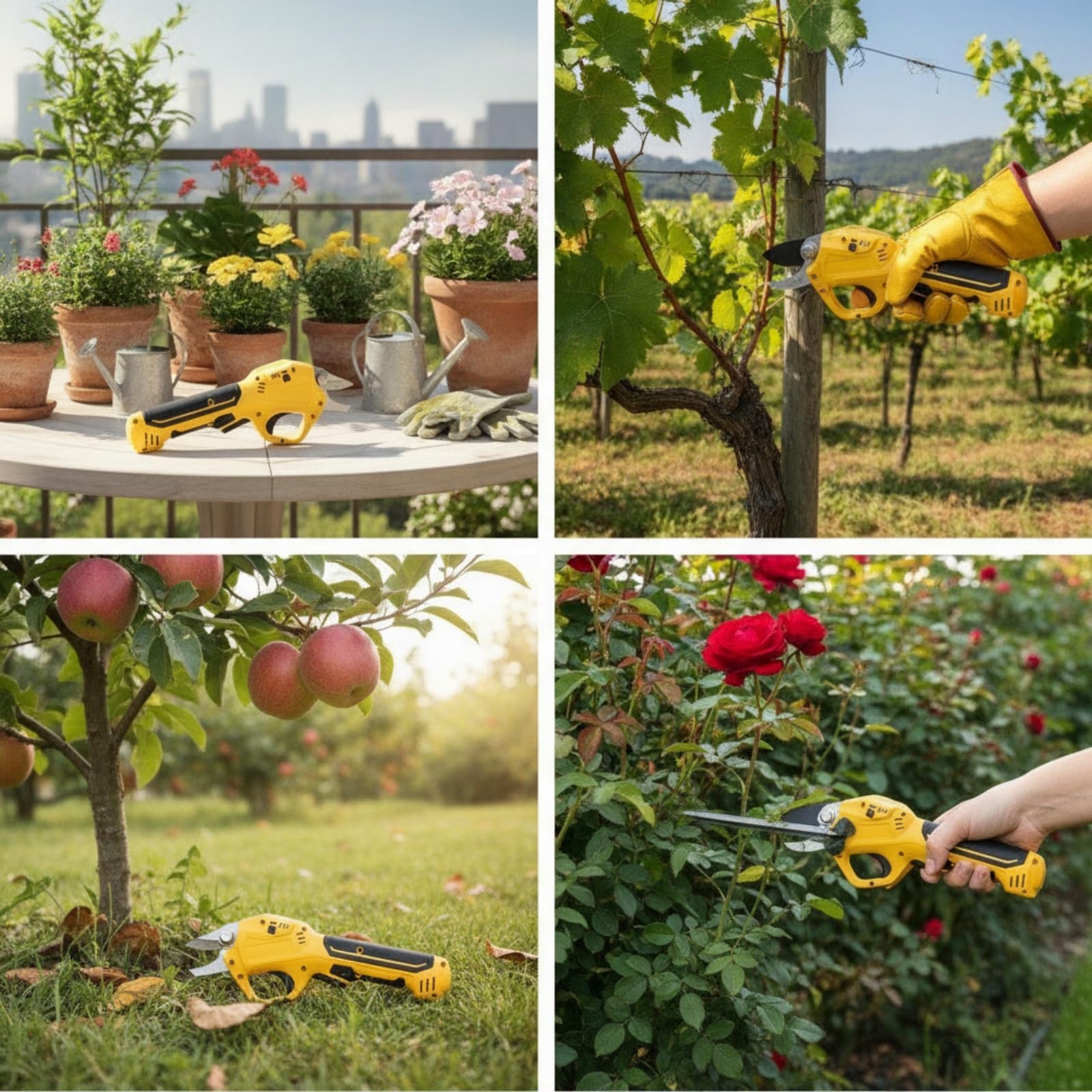 Baoblaze Tijeras Cortar Eléctricas Inalámbrico | Ligeras, Ergonómicas, Herramienta, para jardín
